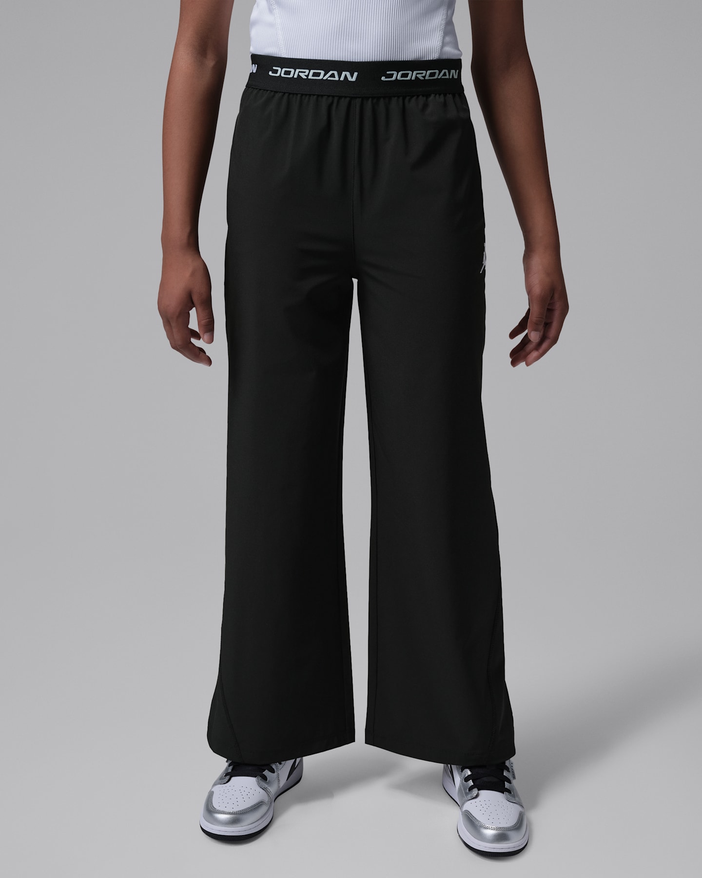 Детские тканые брюки Jordan Jumpman Sport, цвет: Чёрный — фото 6
