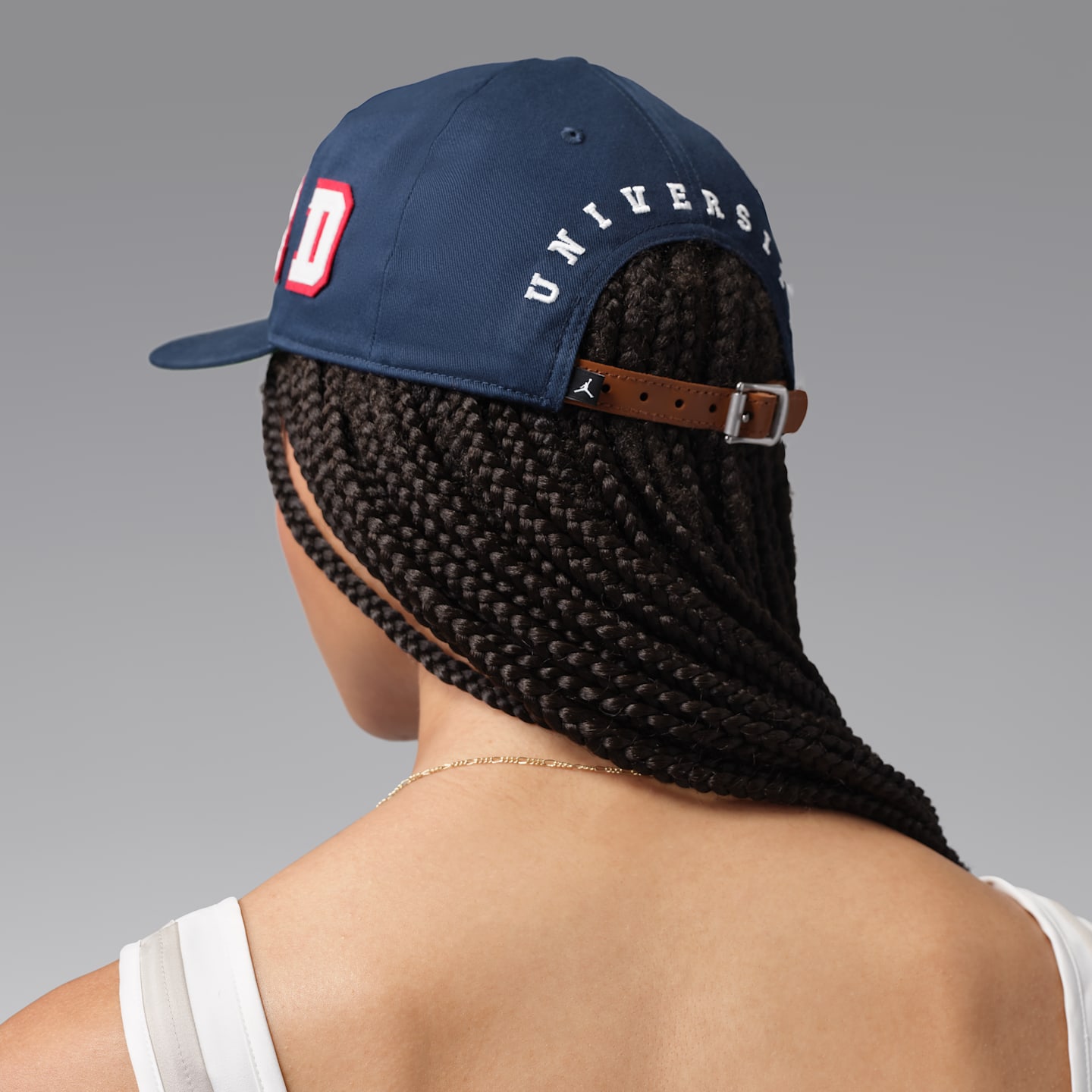 Кепка Jordan Pro x Howard University Unstructured, цвет: Тёмно-синий / Зелёный — фото 6