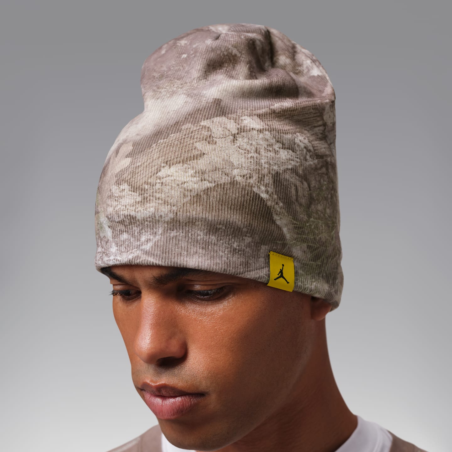 Мужская шапка Jordan Peak Realtree Beanie, цвет: Белый — фото 4