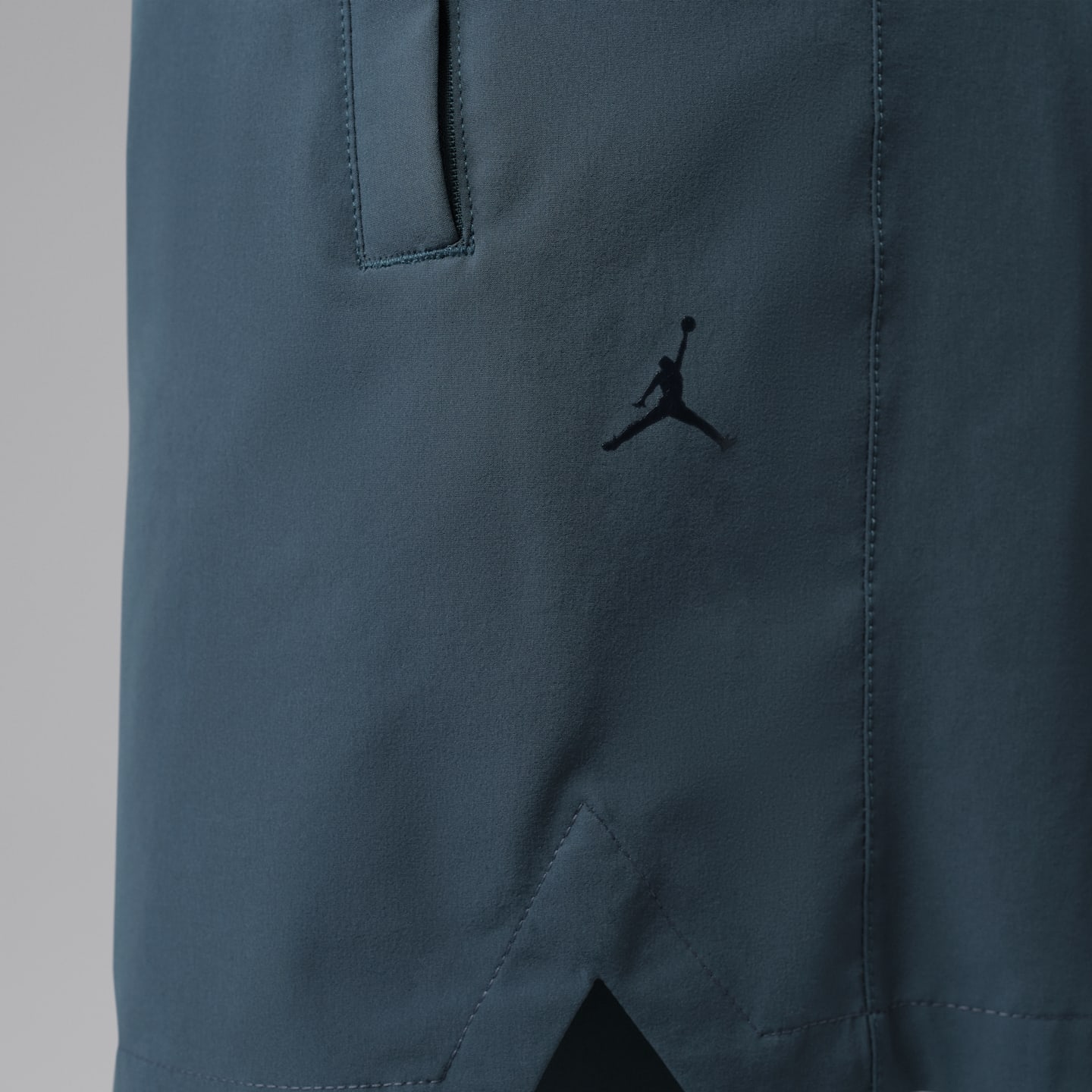 Мужские шорты Jordan Sport Flightweight Dri-FIT с подкладкой, цвет: Пепельный зелёный / Чёрный — фото 6