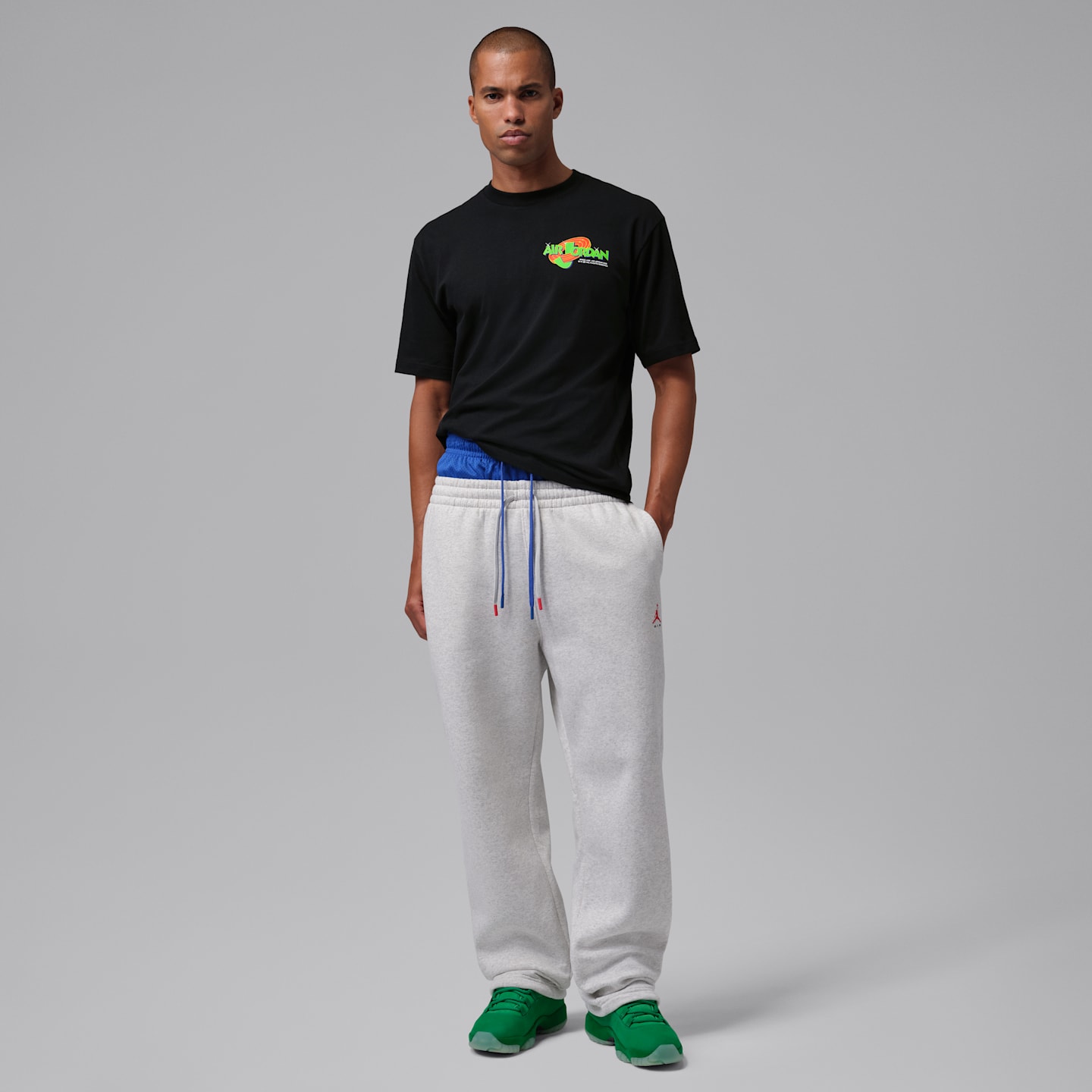 Мужская футболка Jordan Brooklyn Space Jam Crew-Neck, цвет: Чёрный — фото 7