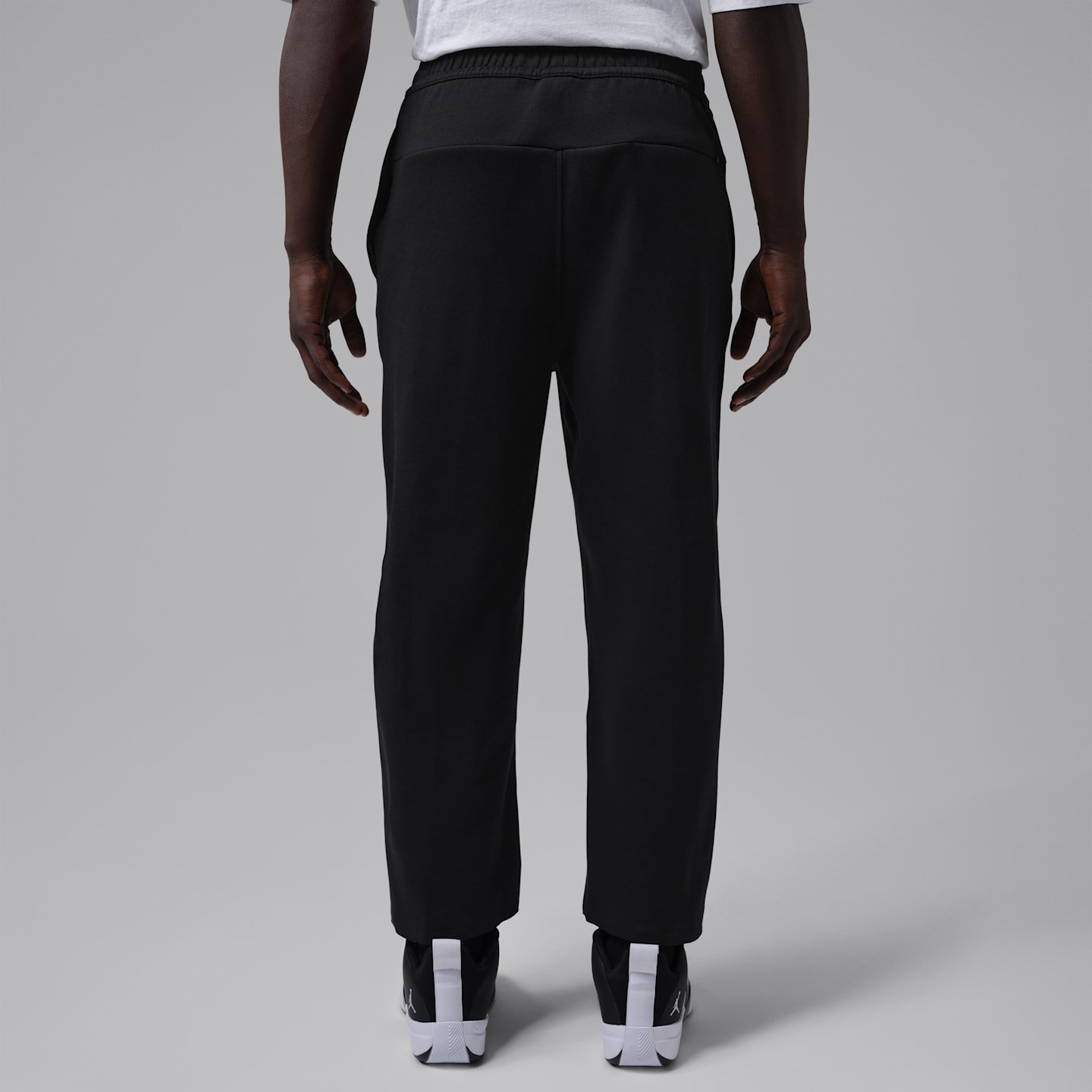 Мужские брюки Jordan Sport Hoop Fleece Dri-FIT, цвет: Чёрный — фото 2