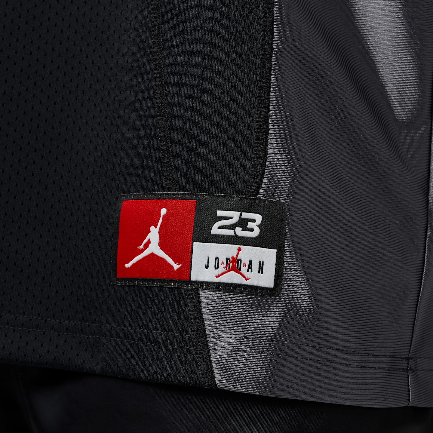 Мужской топ Jordan Flight Jersey Top, цвет: Чёрный / Железный серый — фото 6