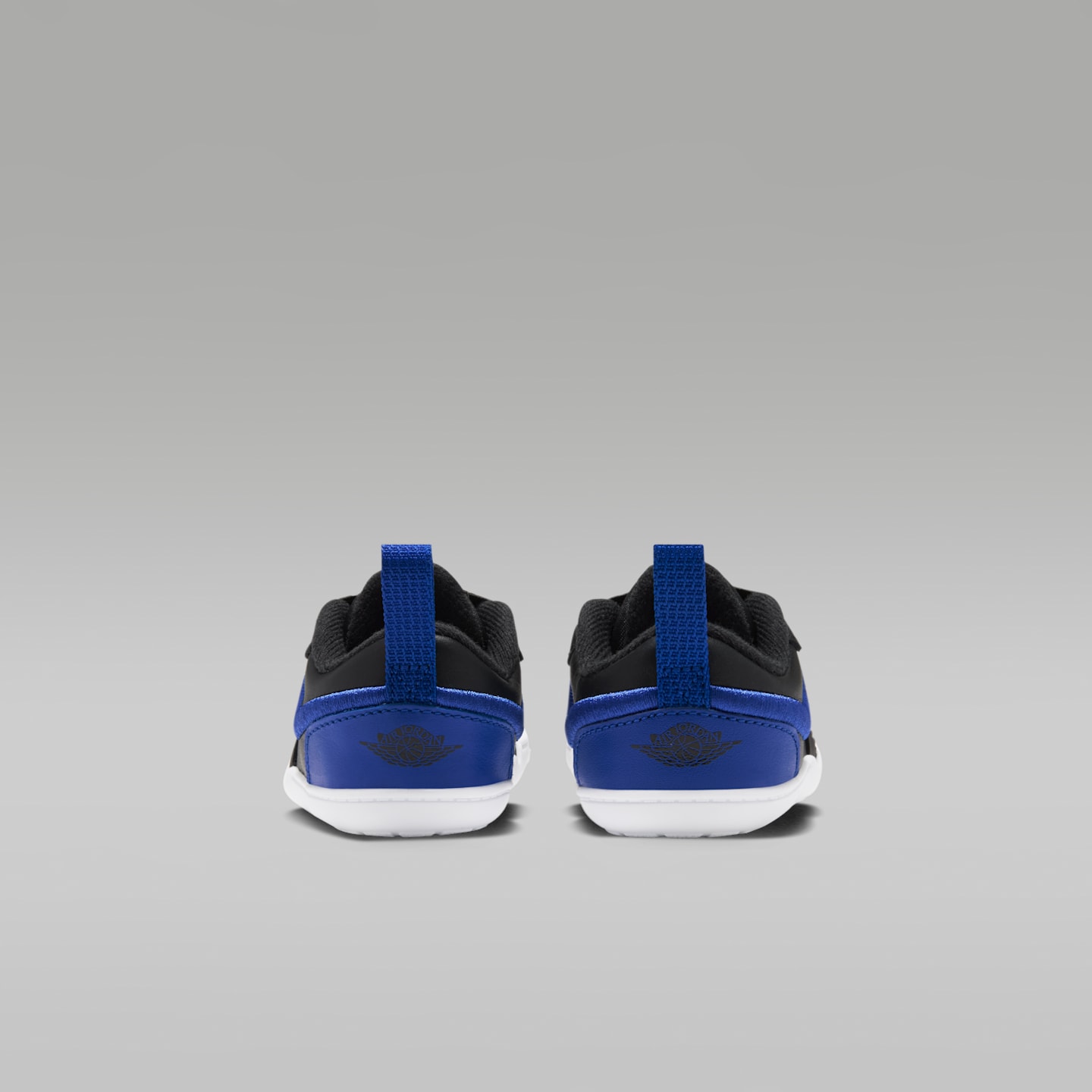 Детские кроссовки Jordan First 1 Baby/Toddler, цвет: Чёрный / Королевский синий — фото 6