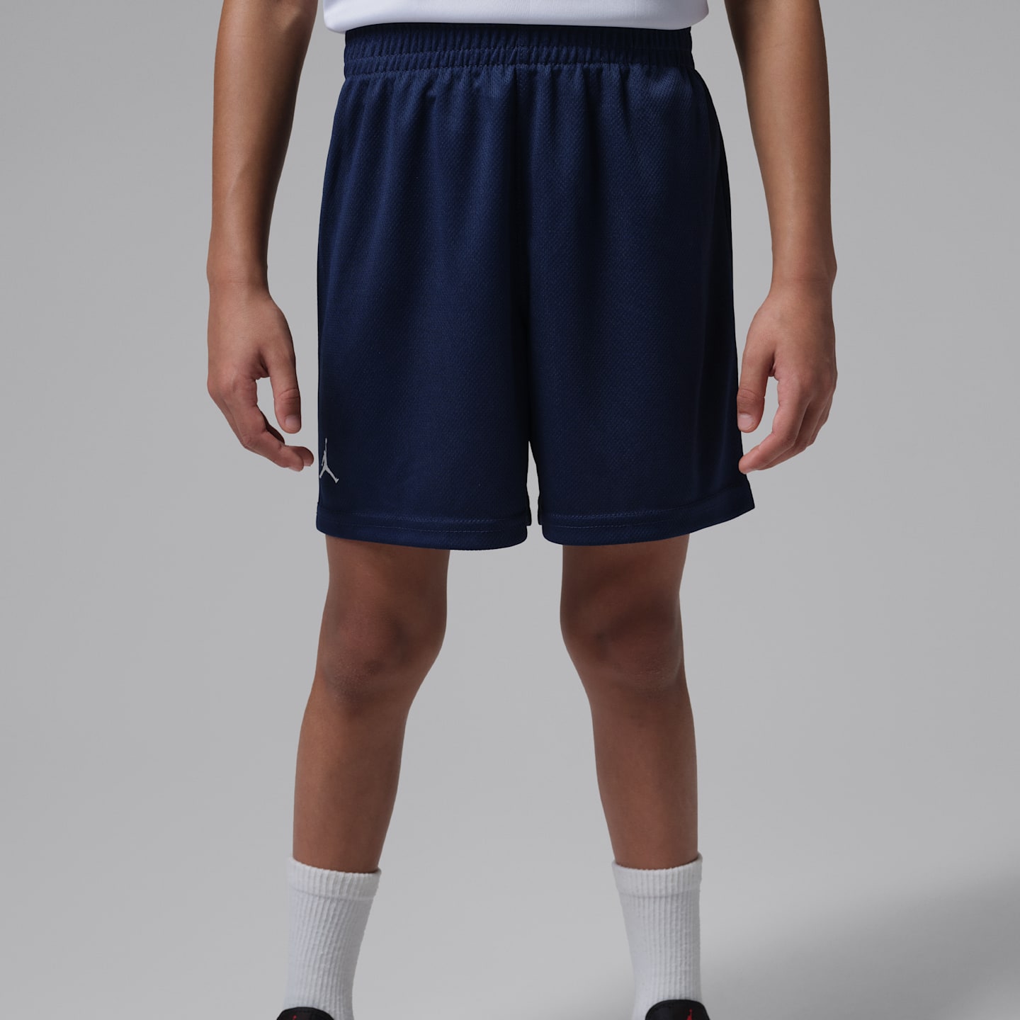 Детский комплект Jordan Sport из джерси и сетчатых шорт, цвет: Полуночный тёмно-синий — фото 7