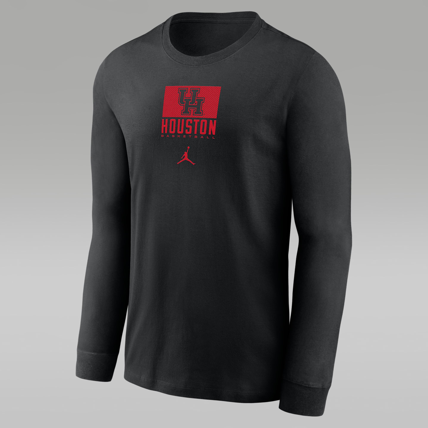 Мужская футболка Jordan Houston Basketball Legend Dri-FIT College Long-Sleeve, цвет: Чёрный