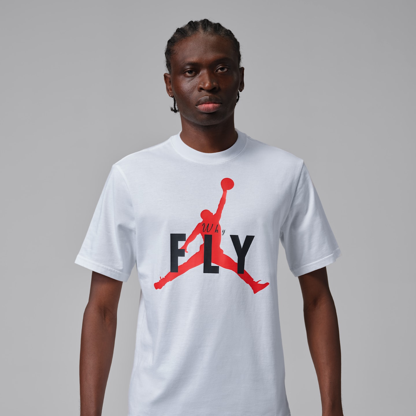 Мужская футболка для гольфа Jordan Sport Dri-FIT, цвет: Белый — фото 1