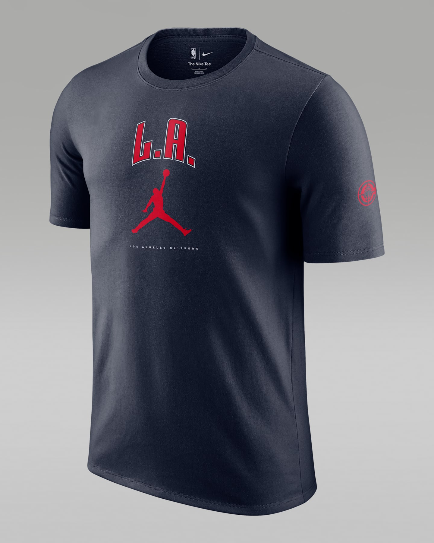 Мужская футболка Jordan NBA LA Clippers Essential, цвет: Тёмно-синий — фото 3