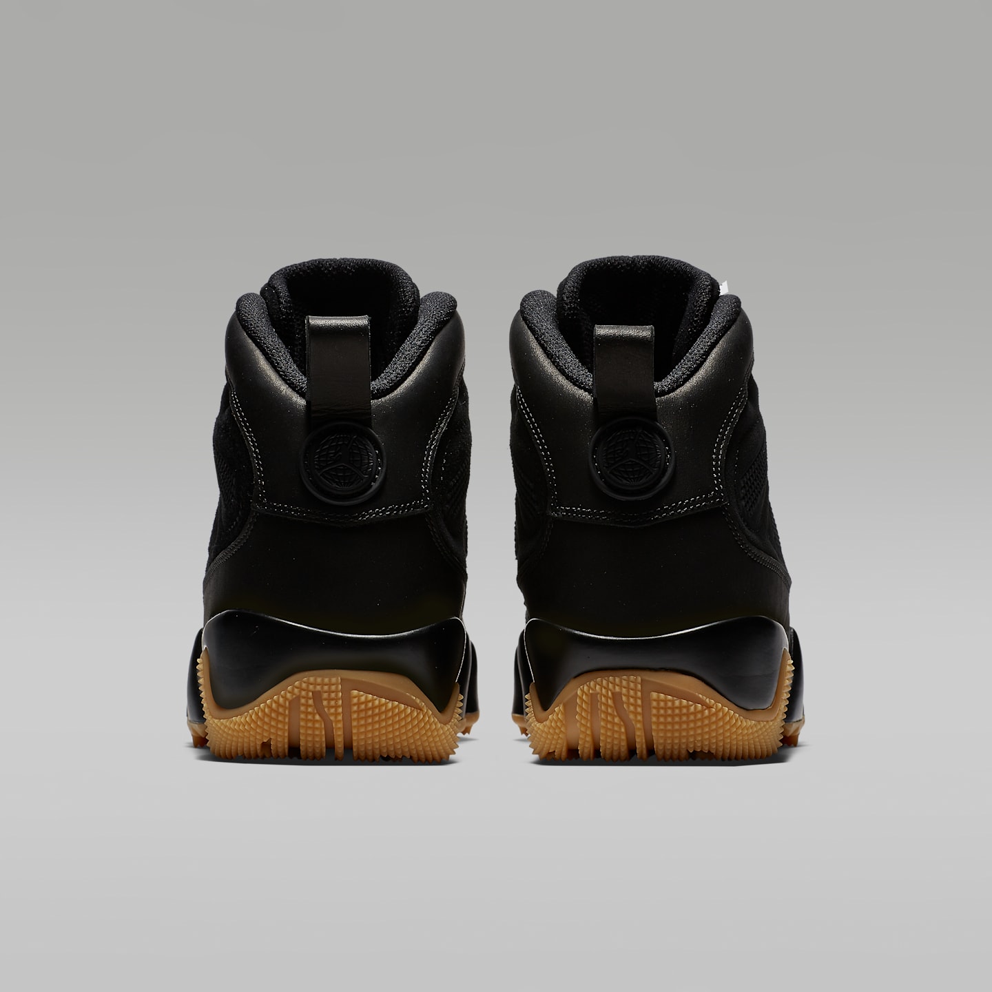 Мужские ботинки Air Jordan 9 Retro, цвет: Чёрный / Карамельный коричневый — фото 6