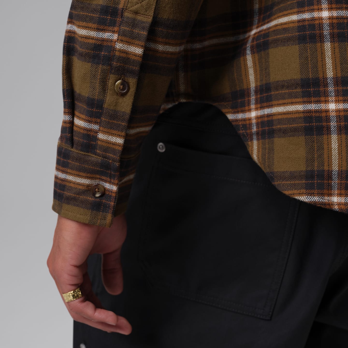 Мужские кроссовки Jordan Brooklyn Graphic Flannel, цвет: Коричневый / Молочный — фото 6
