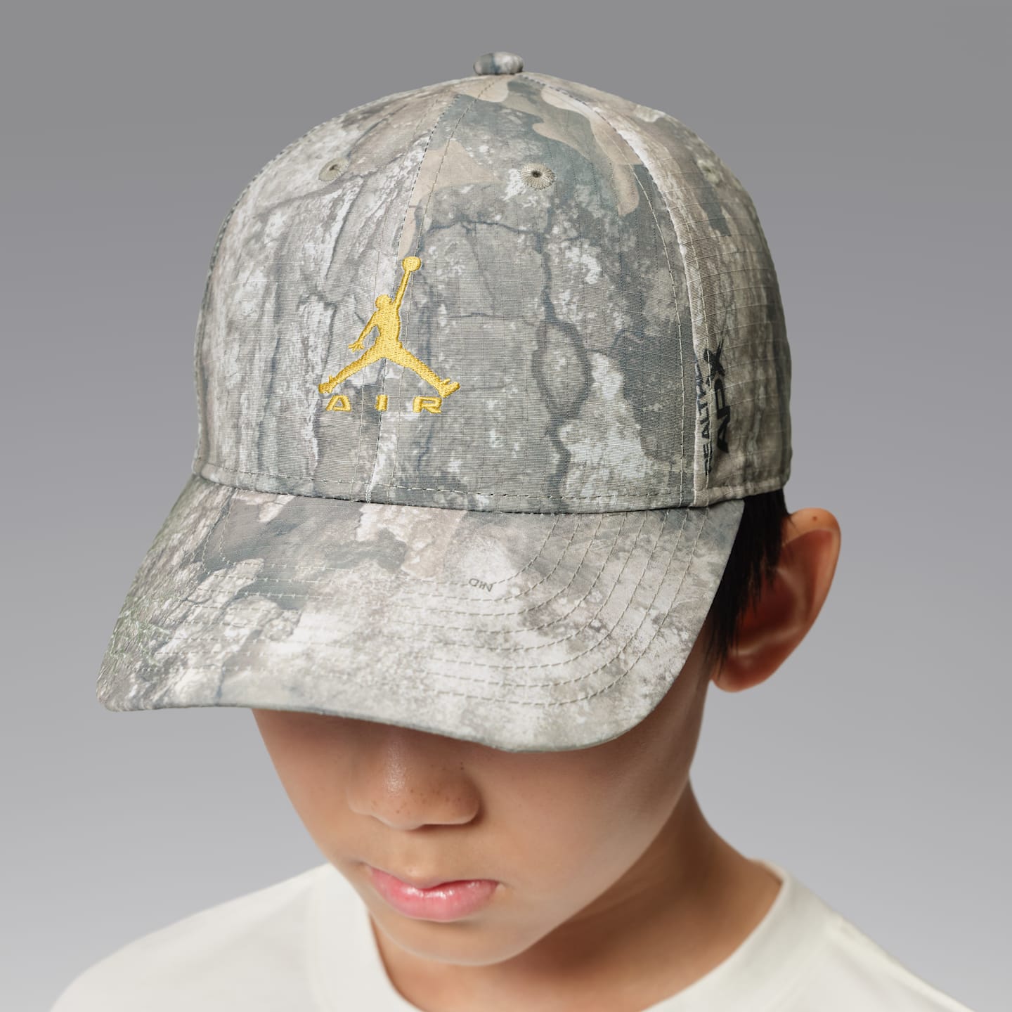Детская кепка Jordan Realtree Rise, цвет: Камуфляжный зелёный — фото 3