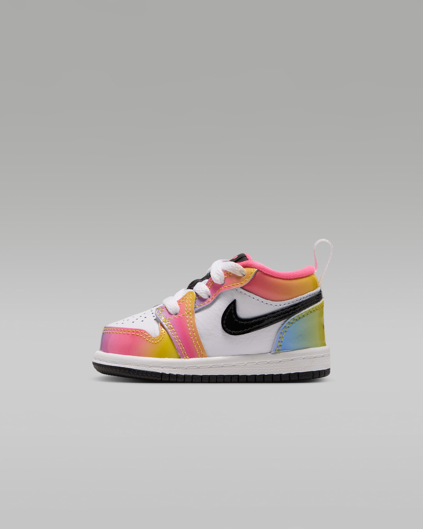 Детские кроссовки Jordan 1 Low SE Baby/Toddler Shoes, цвет: Белый / Розовый — фото 12