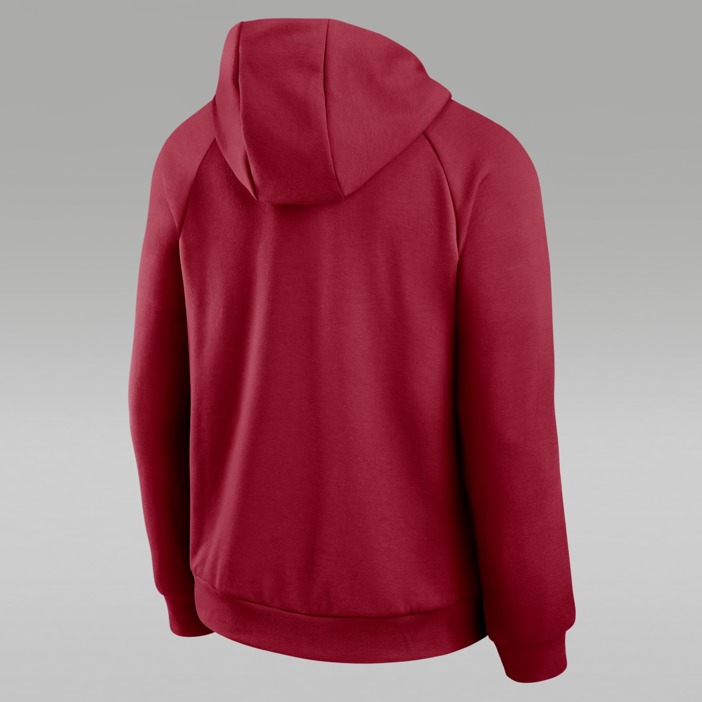 Мужское худи Jordan Brand Oklahoma Courtside Dri-FIT, цвет: Малиновый / Белый — фото 2