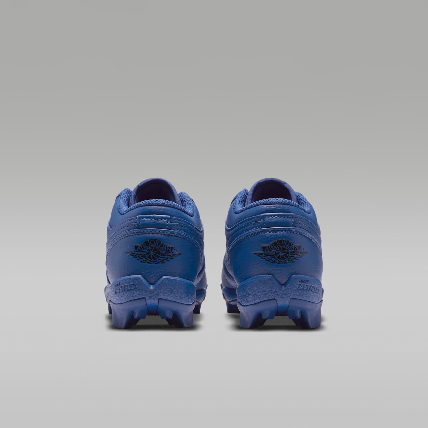 Детские бутсы Jordan 1 Low Cleats, цвет: Королевский синий / Чёрный — фото 6