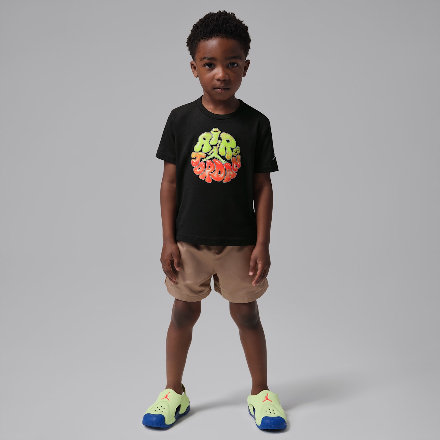 Детская футболка Jordan Super Splash Bubble, цвет: Чёрный — фото 6