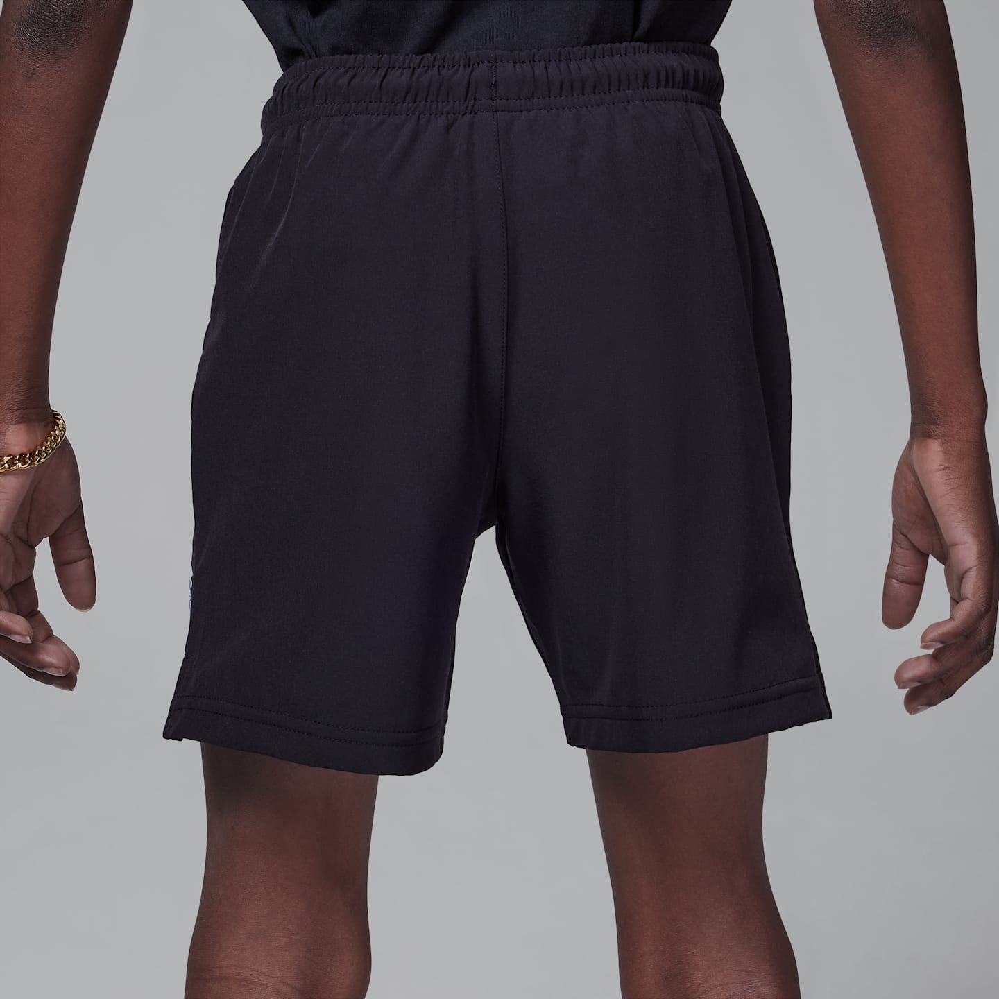 Детские тканые шорты Jordan Jumpman, цвет: Чёрный — фото 3