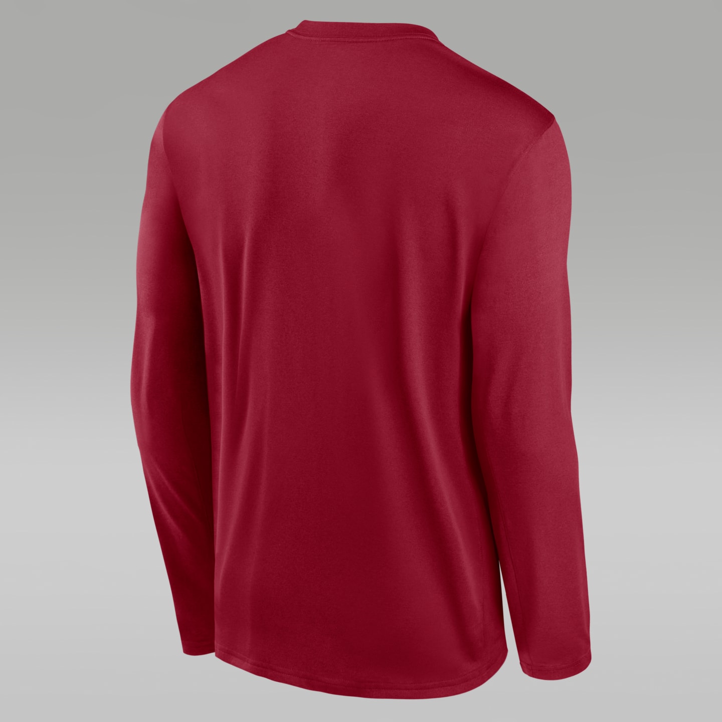 Мужские футболки Oklahoma Courtside Jordan Brand Dri-FIT College Long-Sleeve T-Shirt, цвет: Малиновый — фото 2