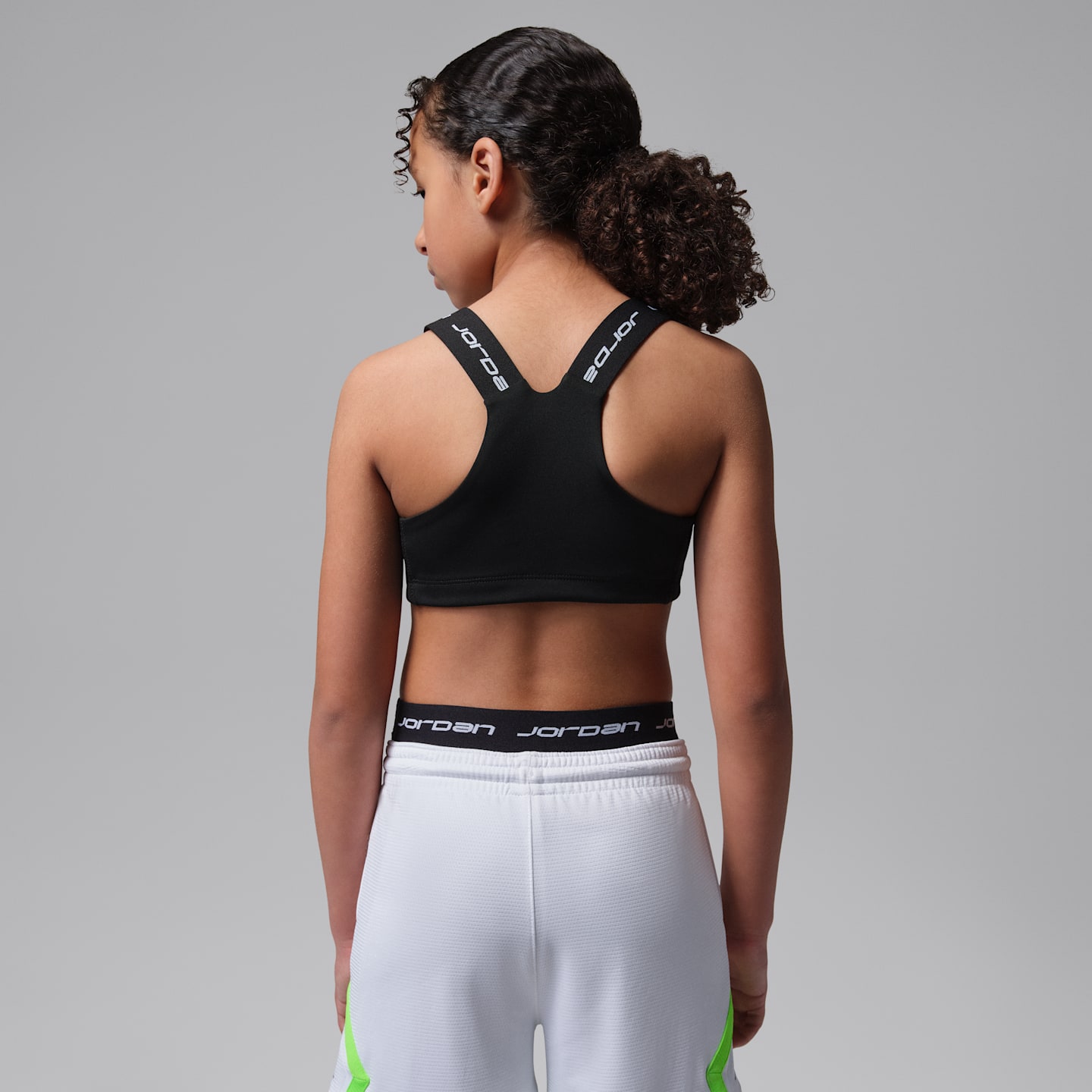 Спортивное бра Dri-FIT для детей — Jordan, цвет: Чёрный — фото 2