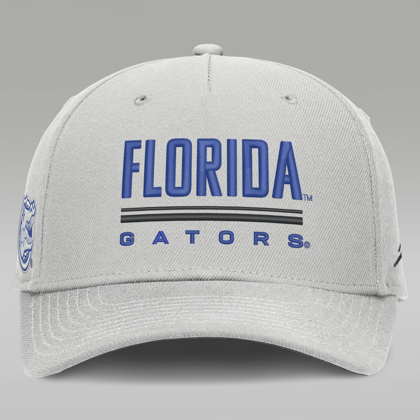 Мужская регулируемая кепка Jordan Brand Florida Sideline Practice Rise Dri-FIT, цвет: Серый — фото 2