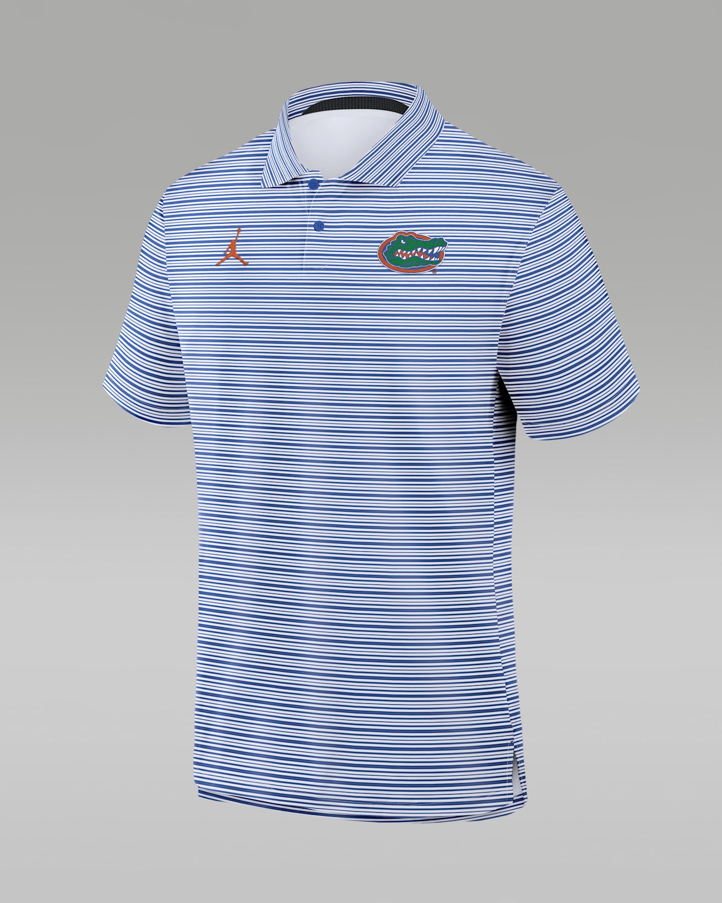Мужские поло Florida Primetime Jordan Brand Dri-FIT College Polo, цвет: Королевский синий / Белый — фото 3
