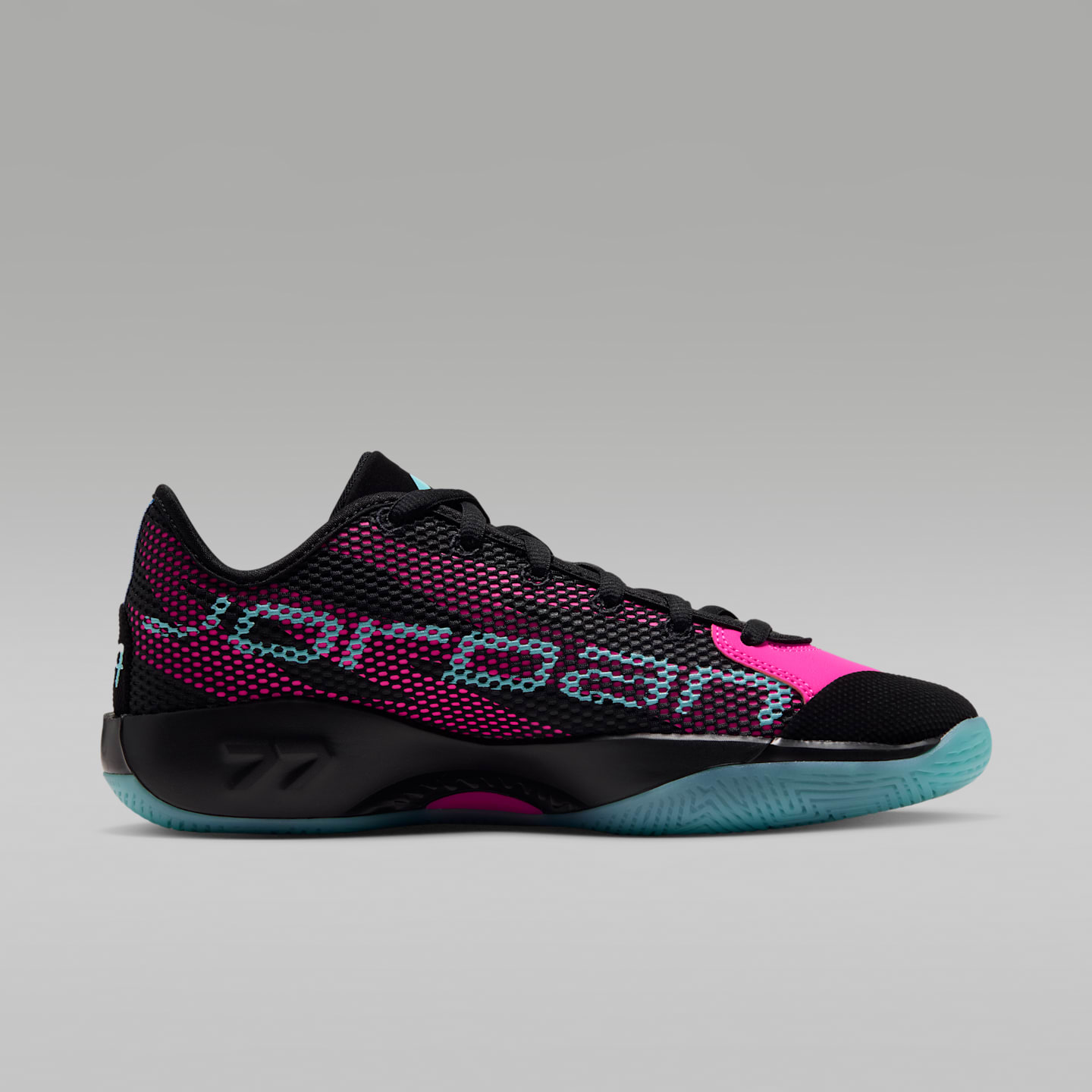 Мужские кроссовки Nike Luka 77 Basketball, цвет: Чёрный / Фуксия — фото 3