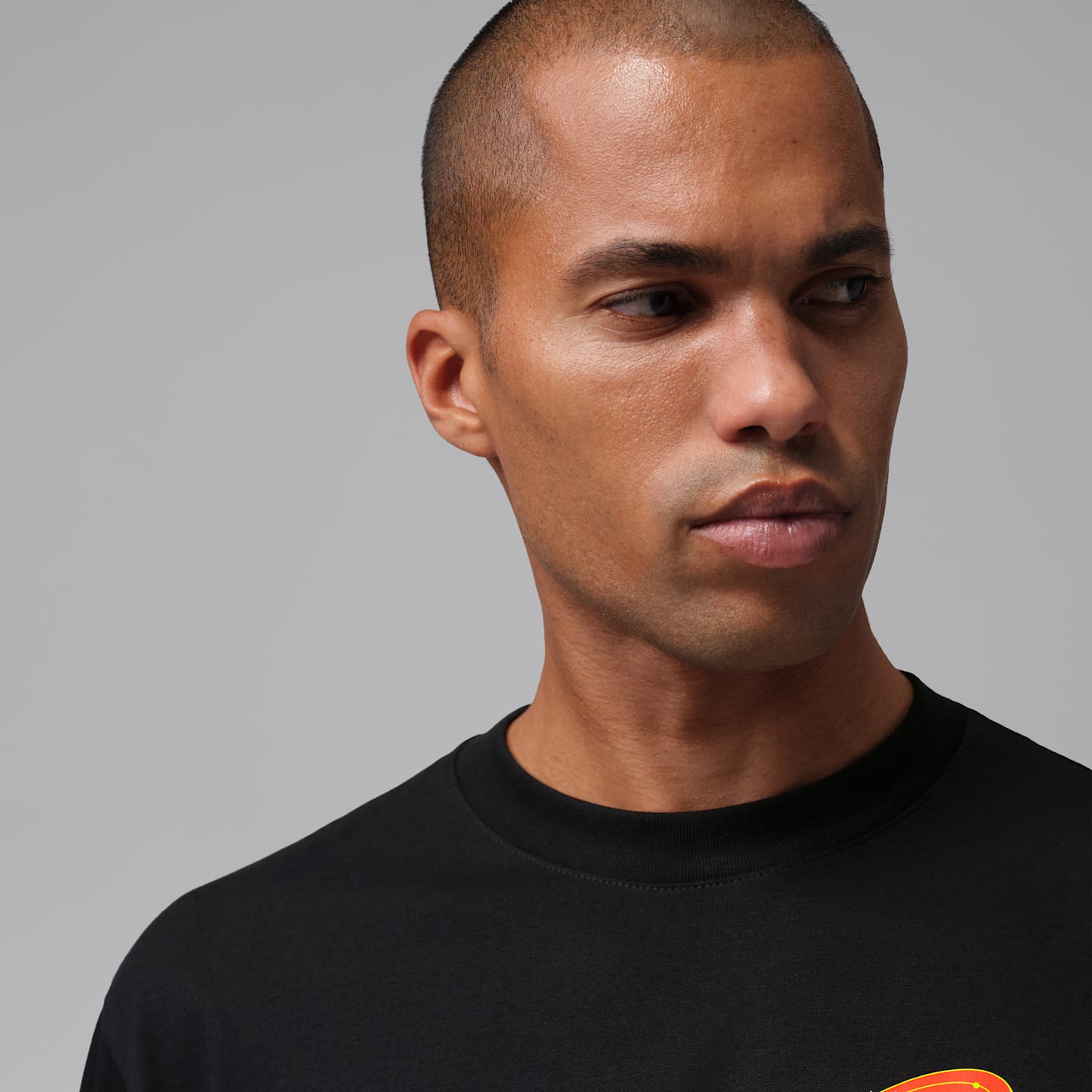 Мужская футболка Jordan Brooklyn Space Jam Crew-Neck, цвет: Чёрный — фото 3