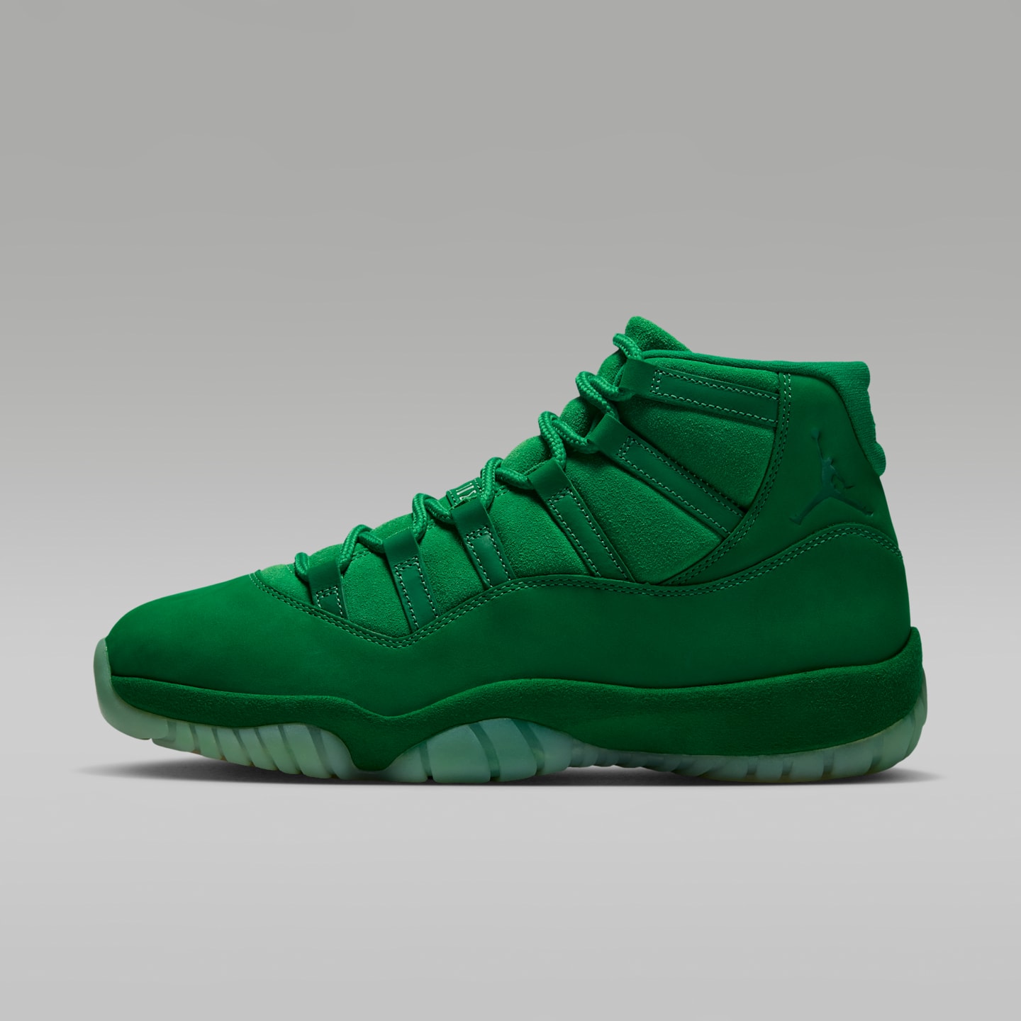 Детские кроссовки Air Jordan 11 Retro "Green Screen", цвет: Разноцветный / Зелёный, вариант 1 — фото 2