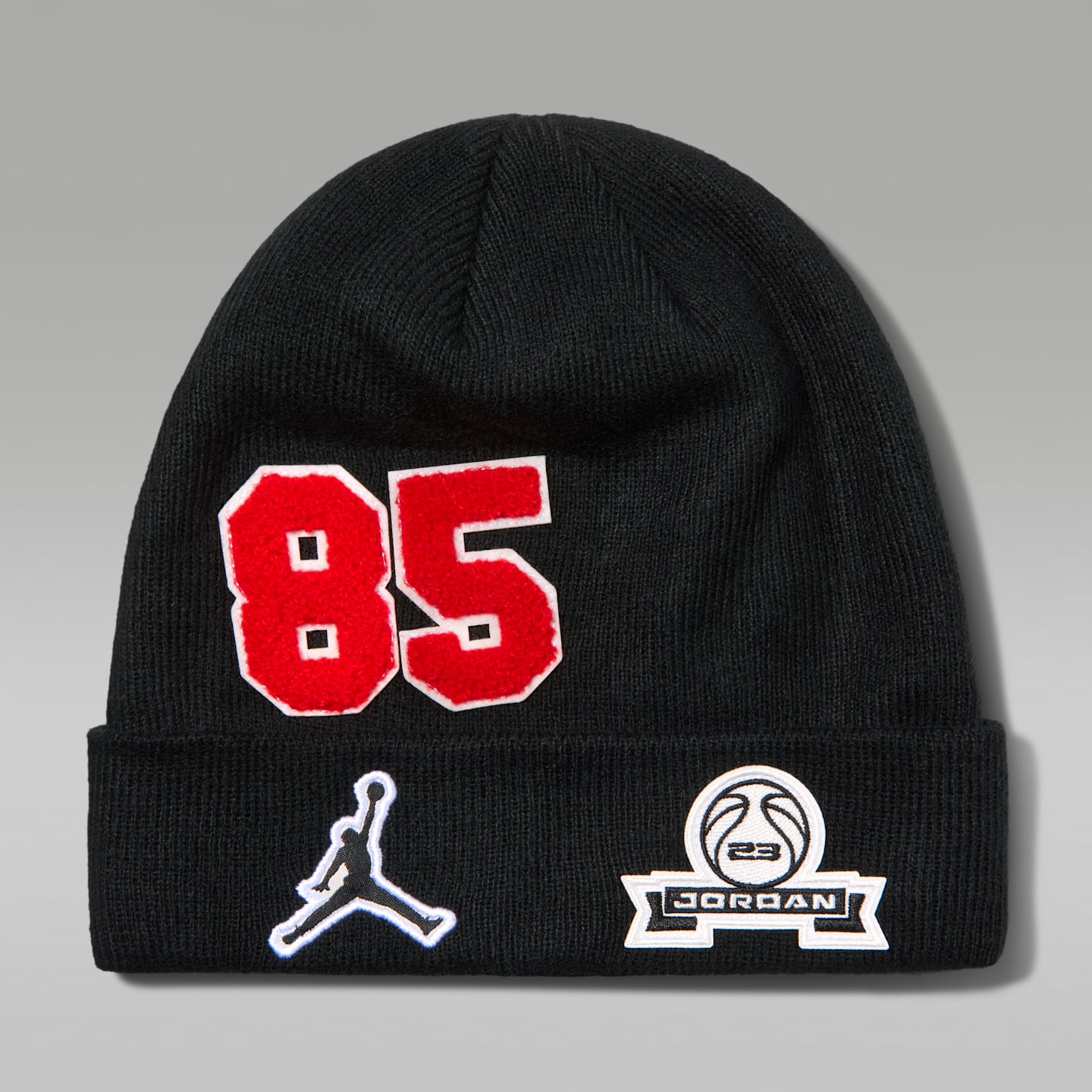 Детская шапка-бини Jordan Varsity, цвет: Чёрный — фото 5
