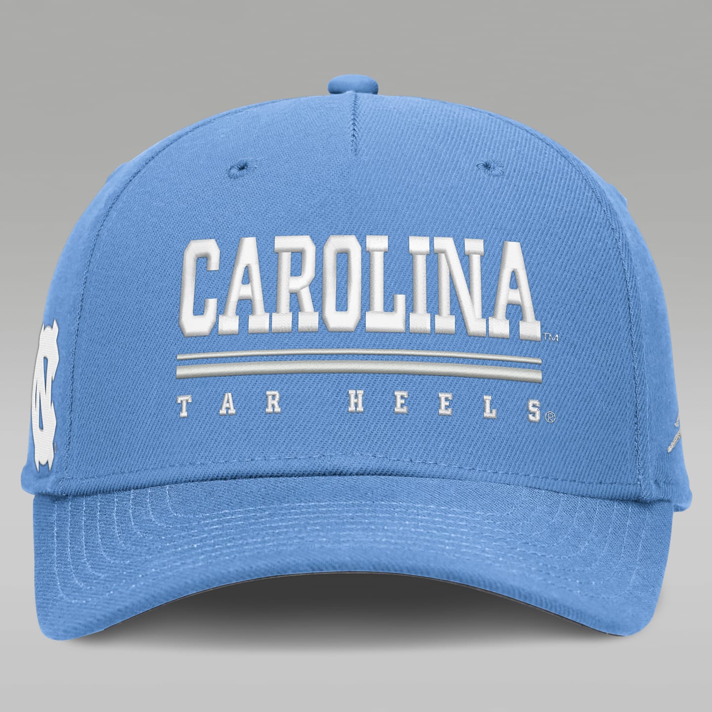 Мужская бейсболка Jordan Brand North Carolina Sideline Practice Rise Dri-FIT регулируемая, цвет: Светлый синий — фото 2