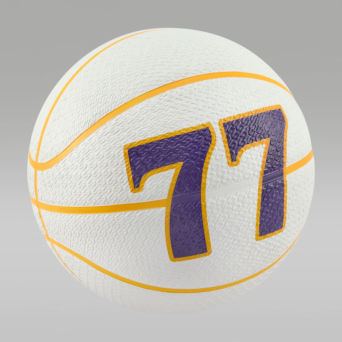 Мяч Jordan "Luka Dončić" Nike All-Court 8P Basketball, цвет: Белый / Фиолетовый — фото 2
