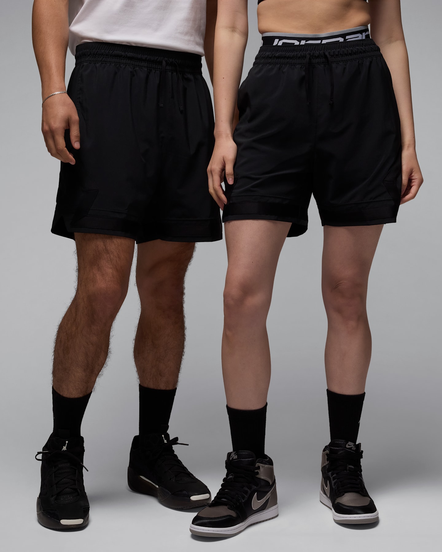 Мужские тканые шорты Jordan Sport Dri-FIT Diamond, цвет: Чёрный — фото 8