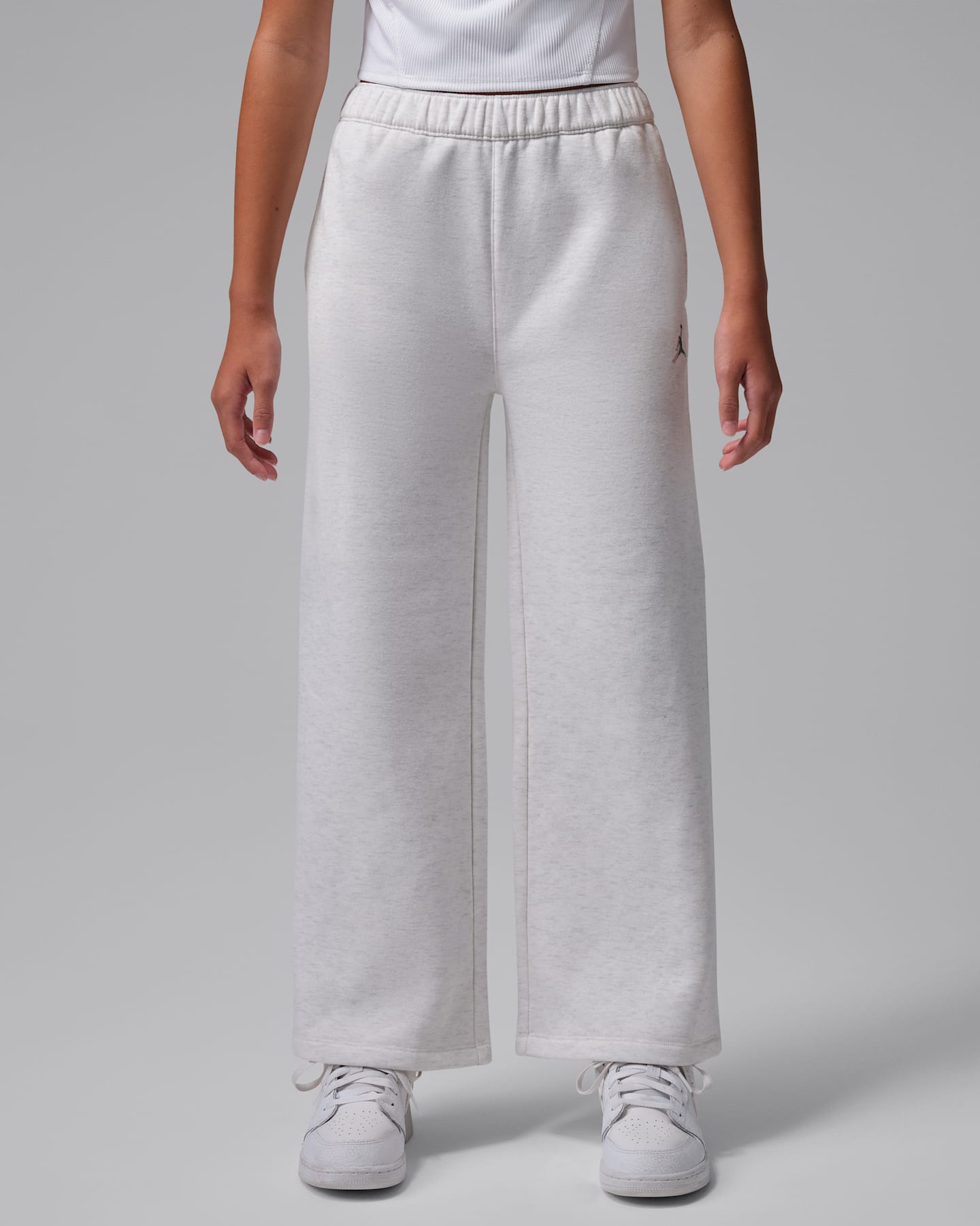 Детские брюки Jordan Brooklyn Fireside Fleece, цвет: Молочный меланжевый — фото 6