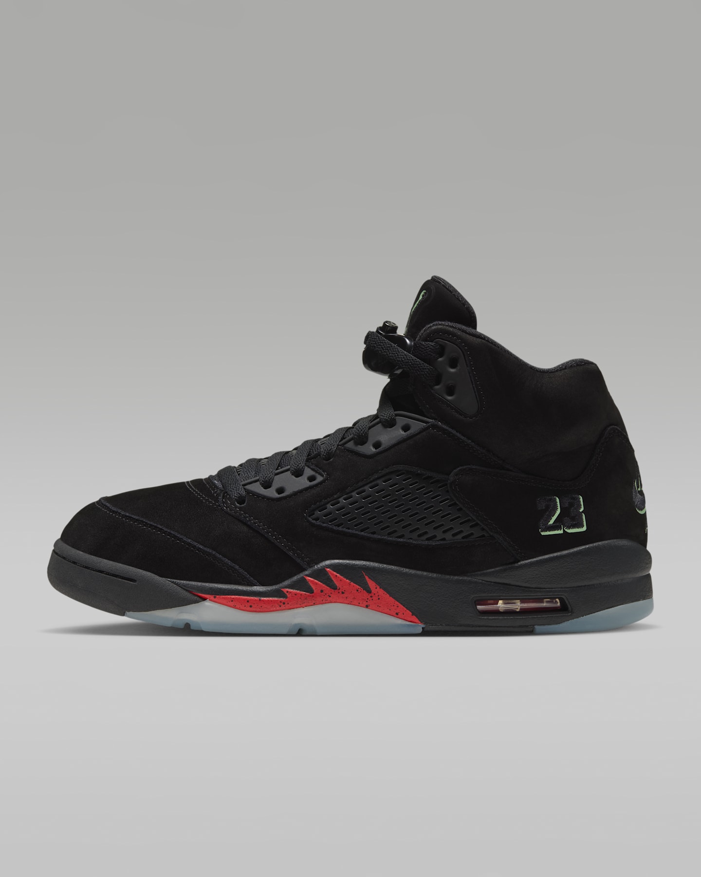 Детские кроссовки Jordan Air Jordan 5 Retro "Halloween, цвет: Чёрный / Красный, вариант 1 — фото 12