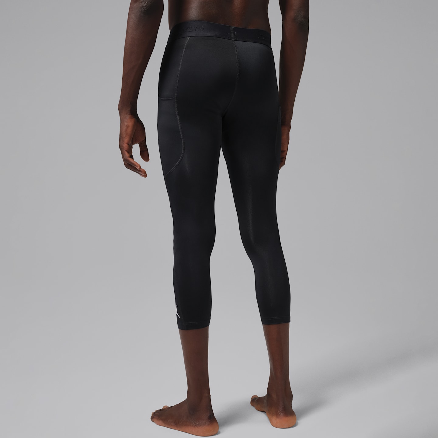 Мужские тайтсы Jordan Sport Essentials Dri-FIT 3/4, цвет: Чёрный — фото 2