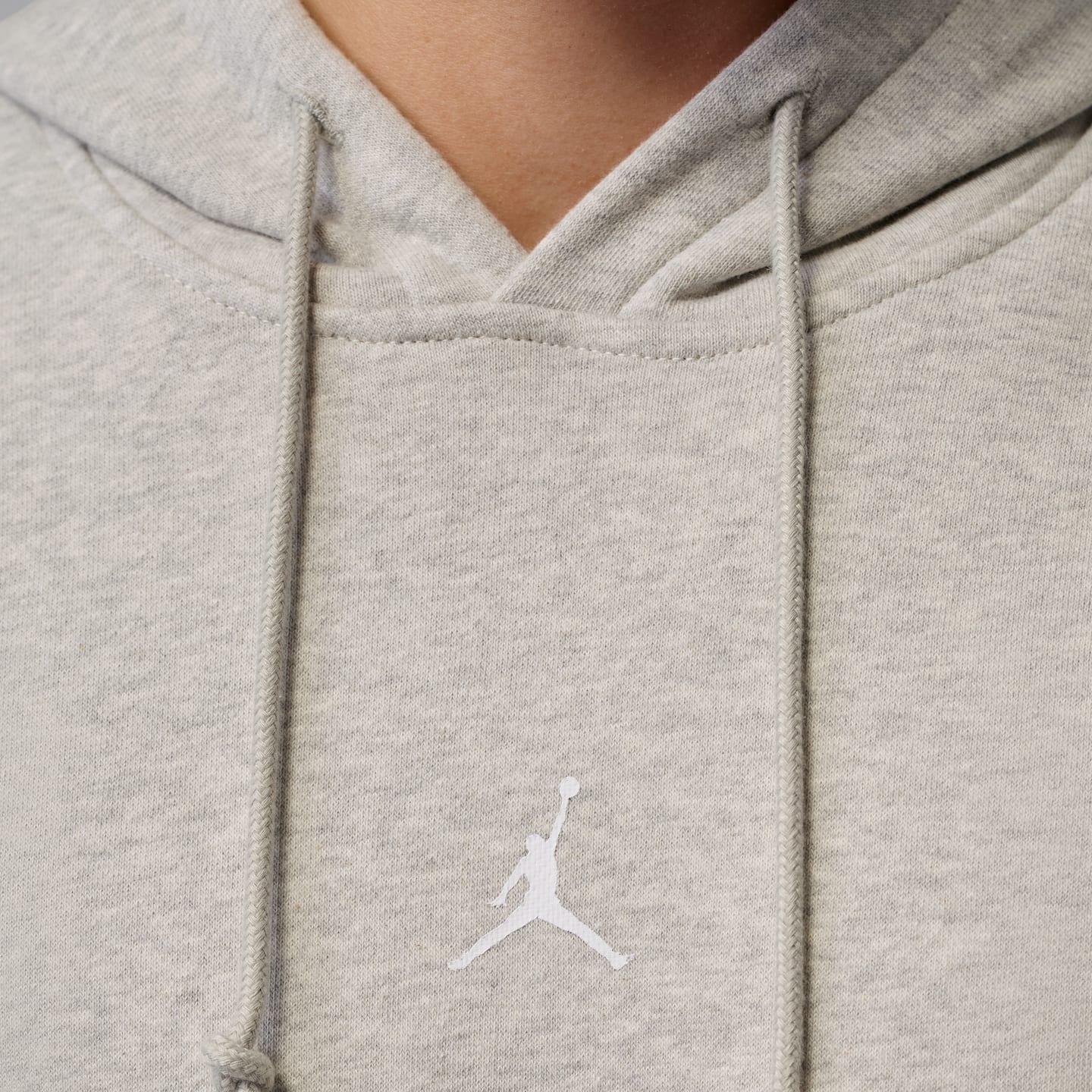 Мужское худи без рукавов Jordan Sport Crossover Dri-FIT, цвет: Серый меланжевый / Белый — фото 4