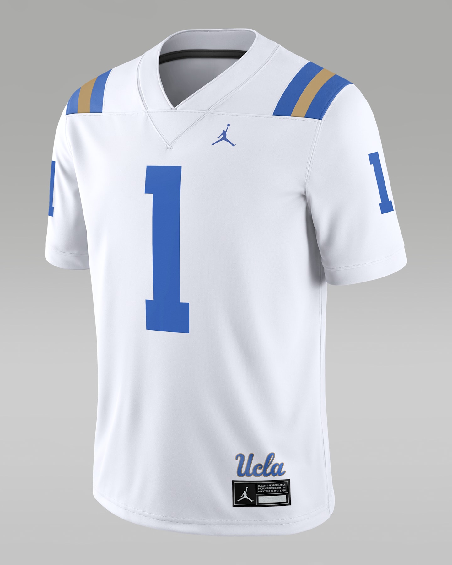 Мужское игровое джерси Jordan Brand Ucla Bruins, цвет: Белый — фото 3