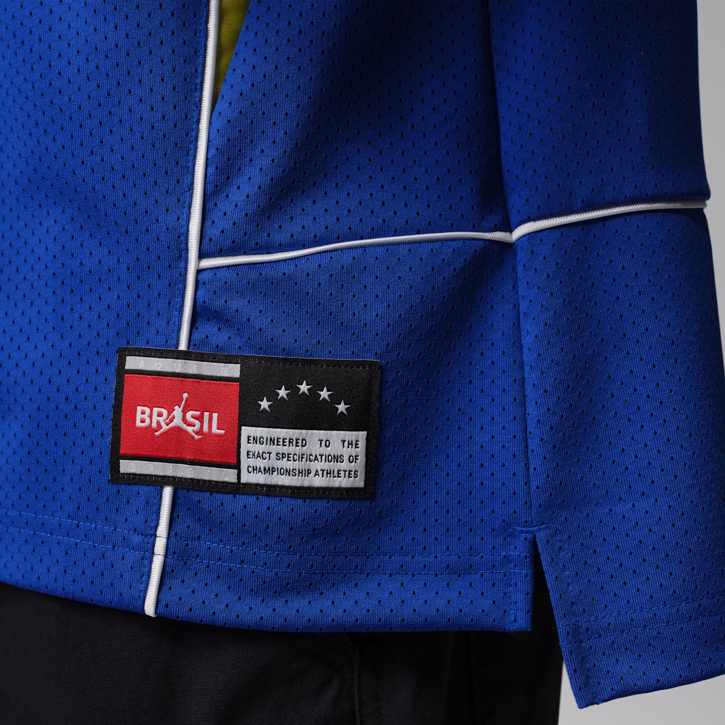 Мужской топ Jordan Essentials Mesh Jersey, цвет: Королевский синий — фото 6