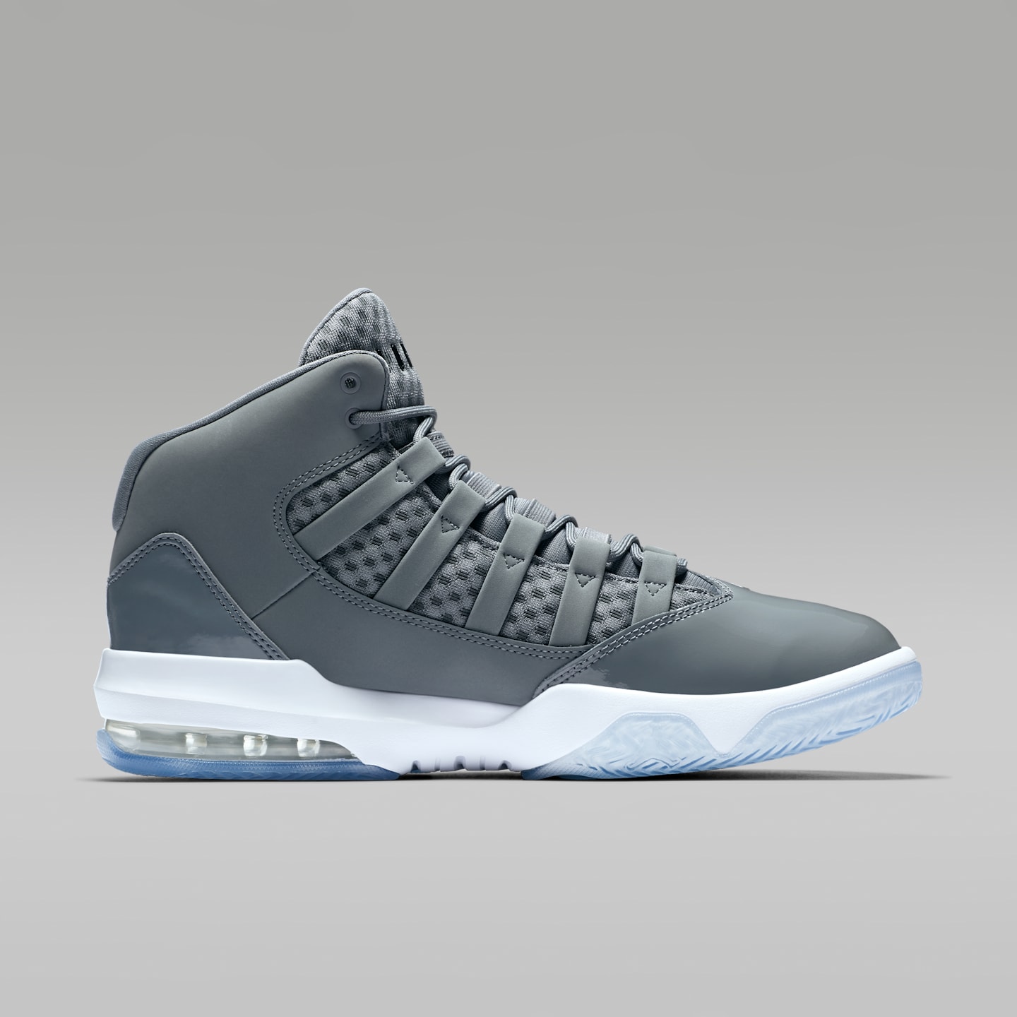 Мужские кроссовки Jordan Max Aura, цвет: Холодный серый / Белый — фото 3