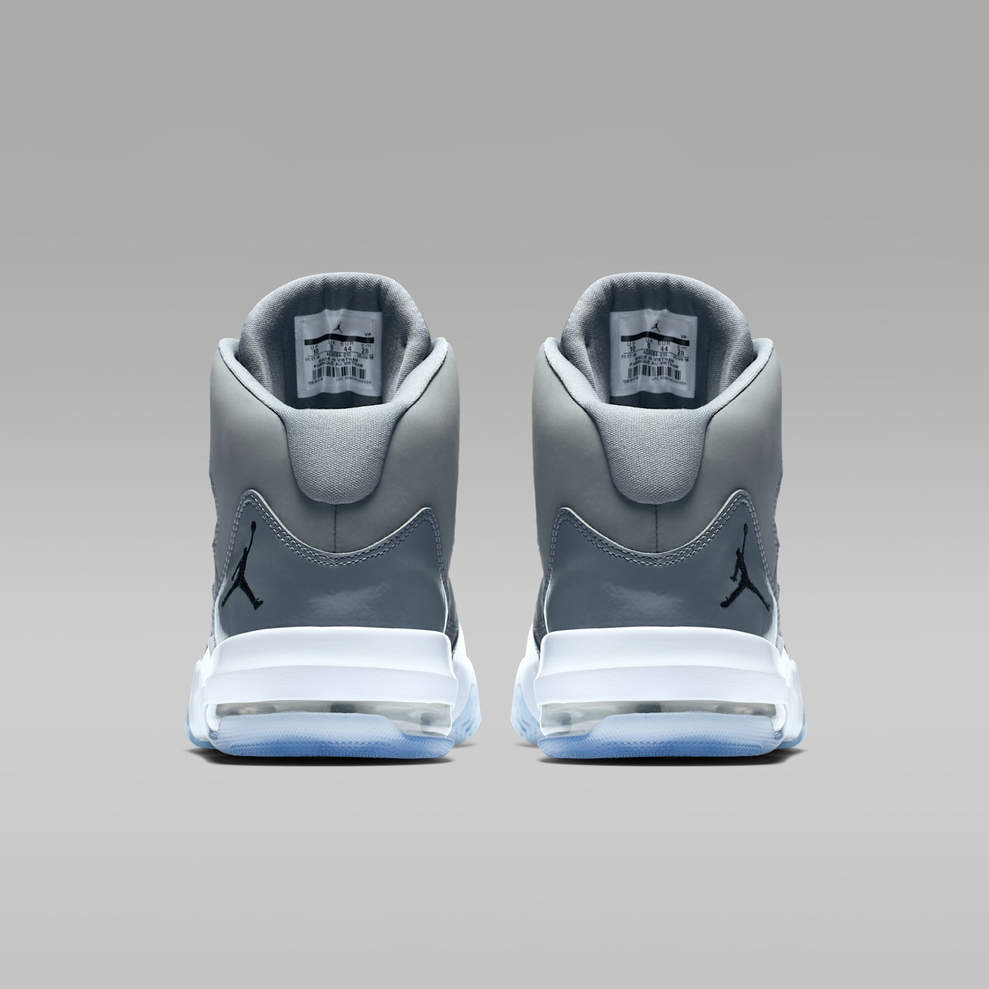 Мужские кроссовки Jordan Max Aura, цвет: Холодный серый / Белый — фото 6