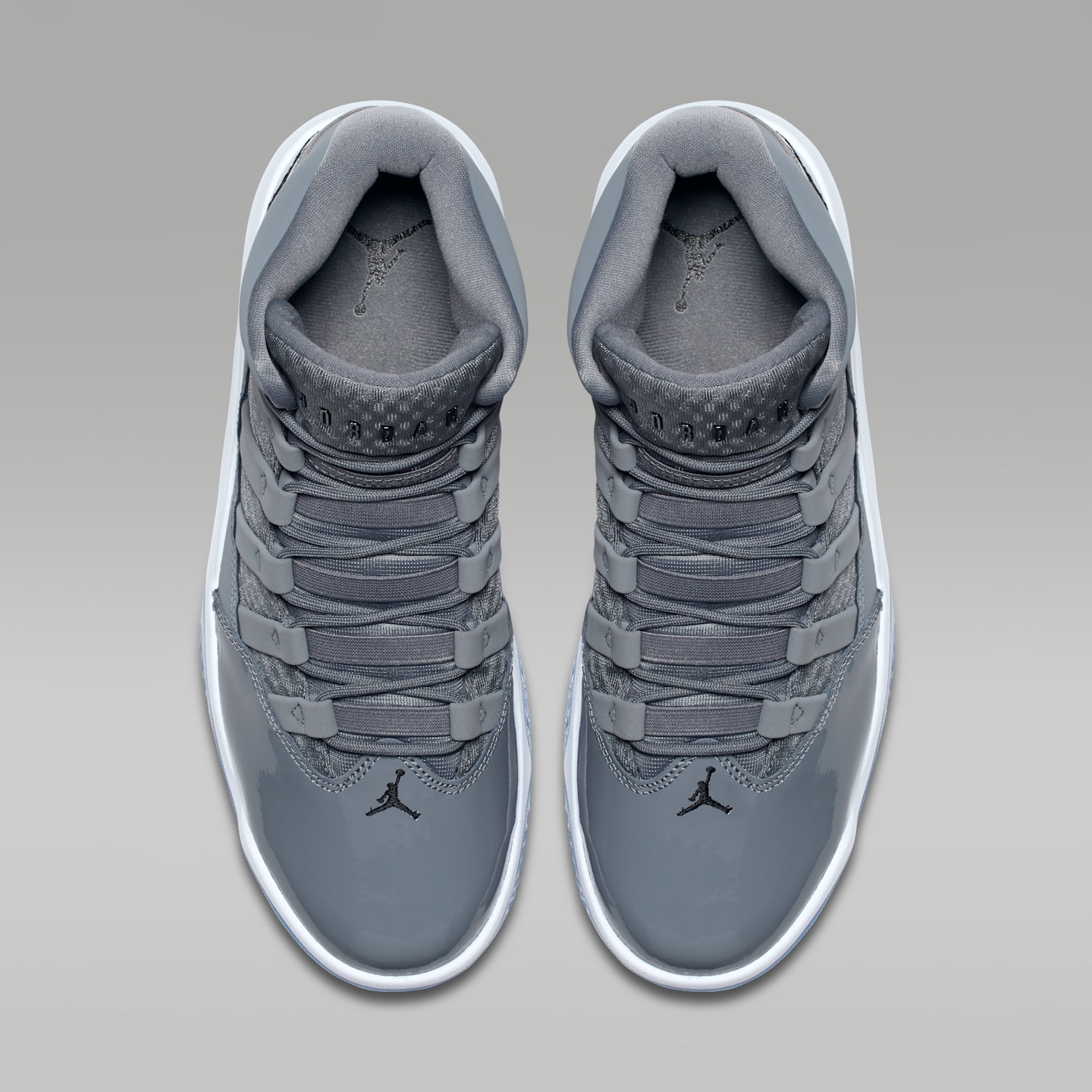 Мужские кроссовки Jordan Max Aura, цвет: Холодный серый / Белый — фото 4