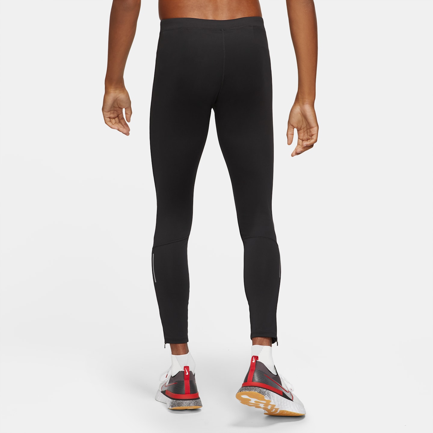 Мужские леггинсы Nike Challenger Dri-FIT Running Tights, цвет: Чёрный — фото 2