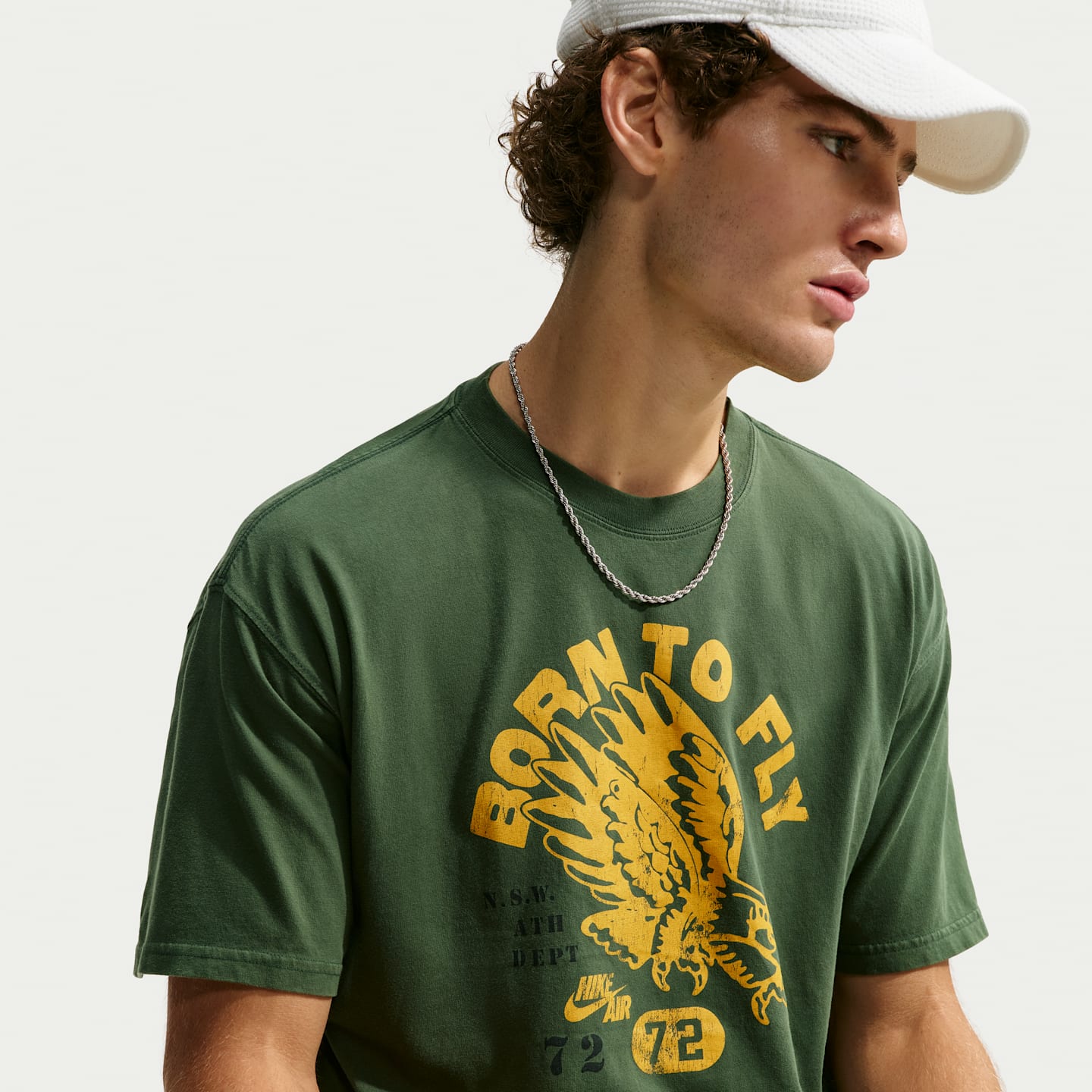 Мужская футболка Nike Sportswear Max90, цвет: Золотой — фото 3