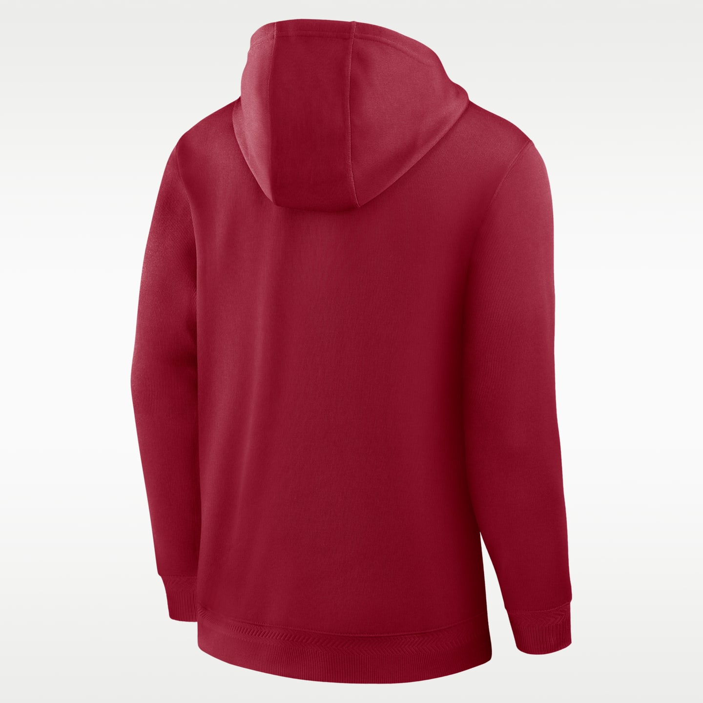 Мужская худи Nike Alabama Coaches Premium Dri-FIT College на молнии 1/4, цвет: Малиновый — фото 2