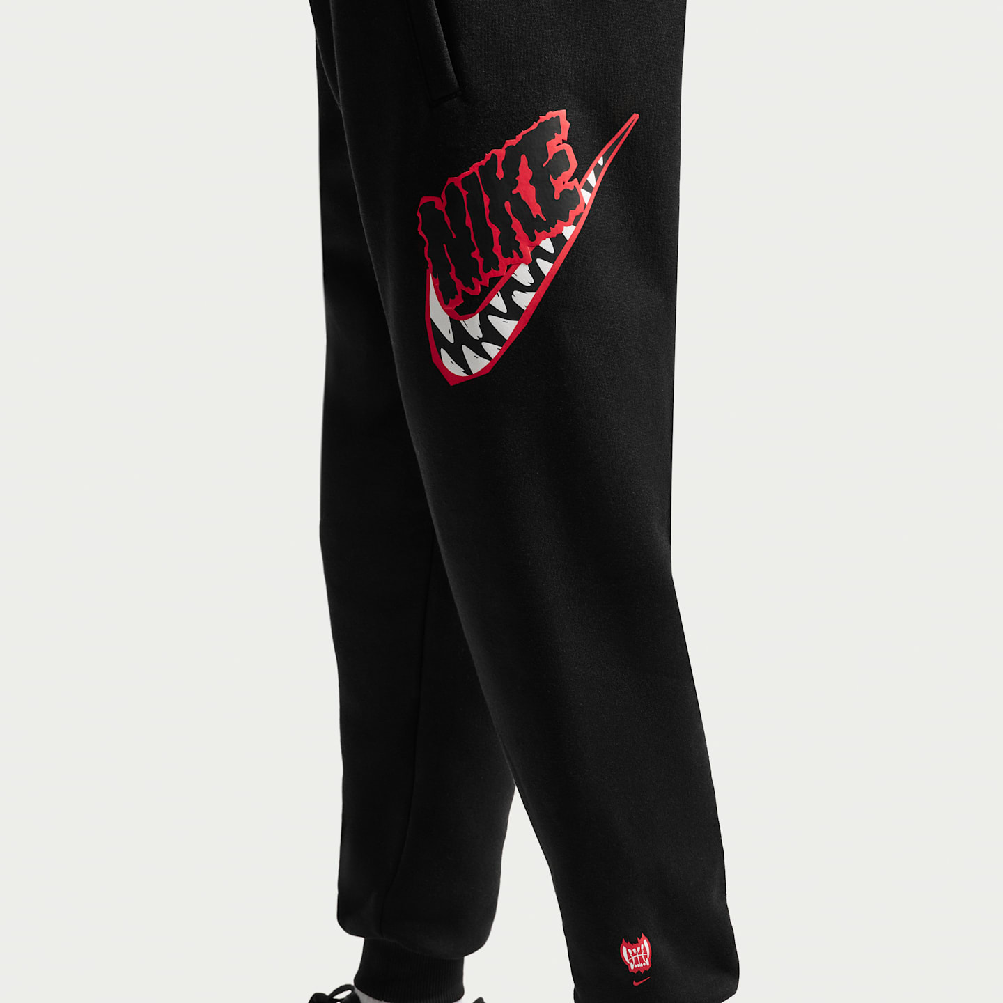 Детские флисовые джоггеры Nike Sportswear Club, цвет: Чёрный — фото 3