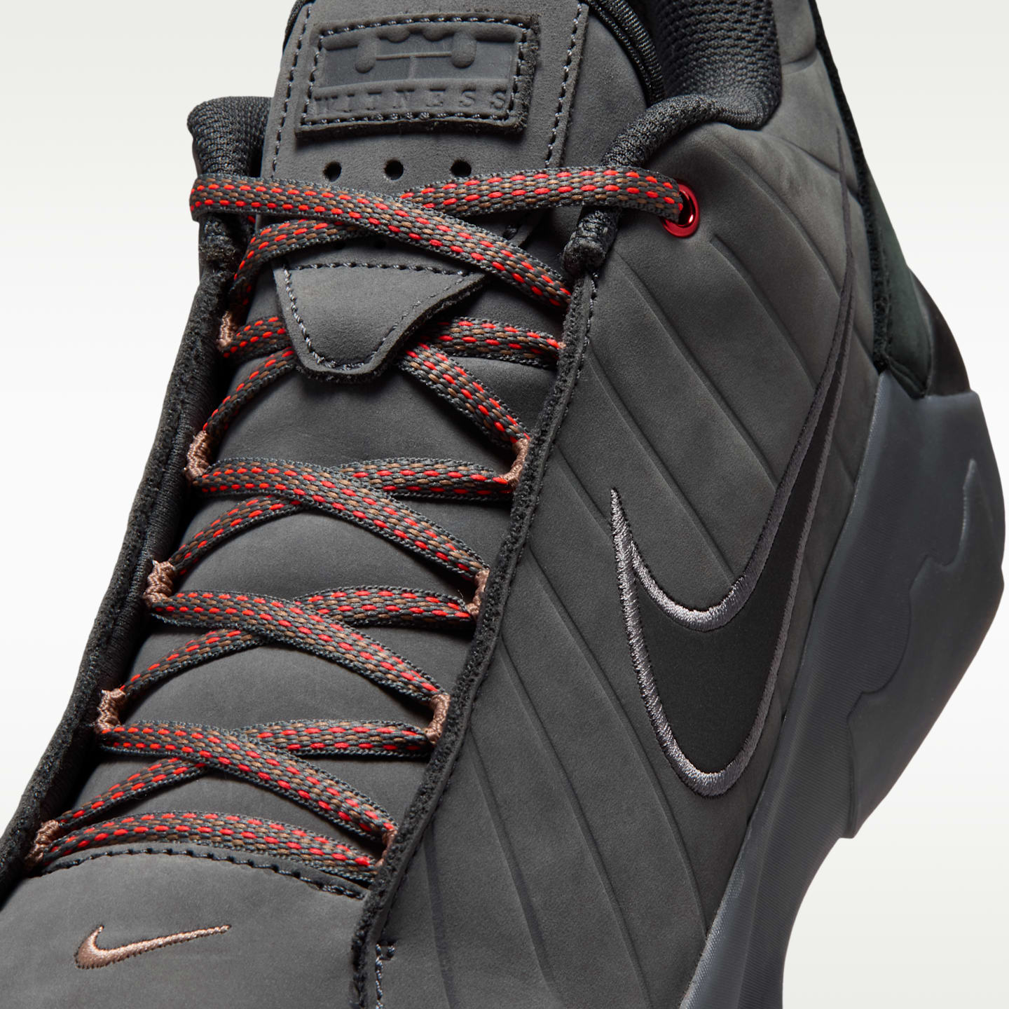 Мужские кроссовки Nike LeBron Witness 9 Basketball, цвет: Антрацитовый / Железный серый — фото 7
