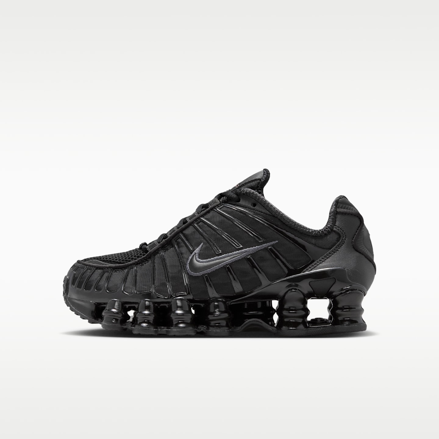 Детские кроссовки Nike Shox TL, цвет: Чёрный / Металлик — фото 1