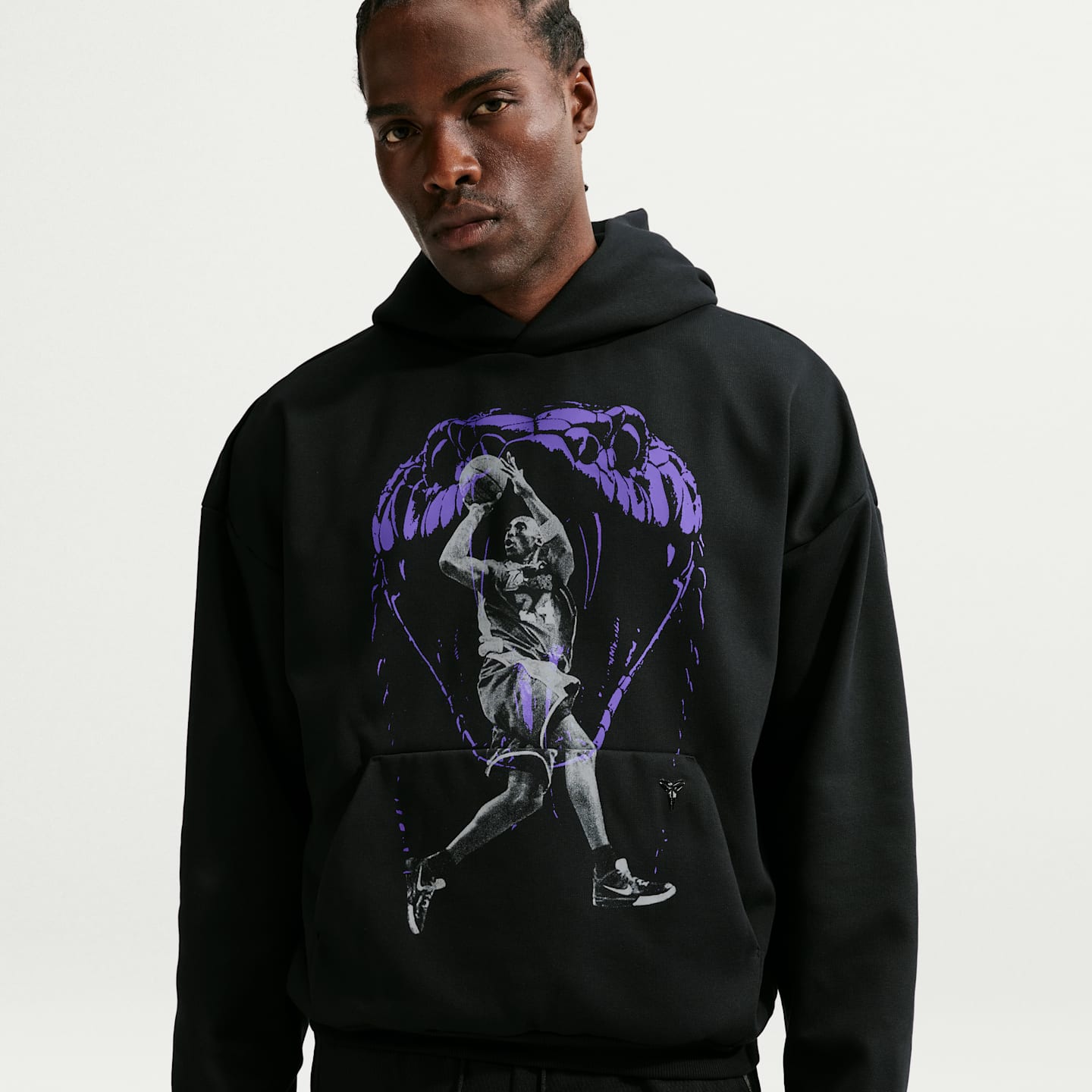 Мужское баскетбольное худи Nike Kobe Standard Issue Therma-FIT, цвет: Чёрный — фото 1
