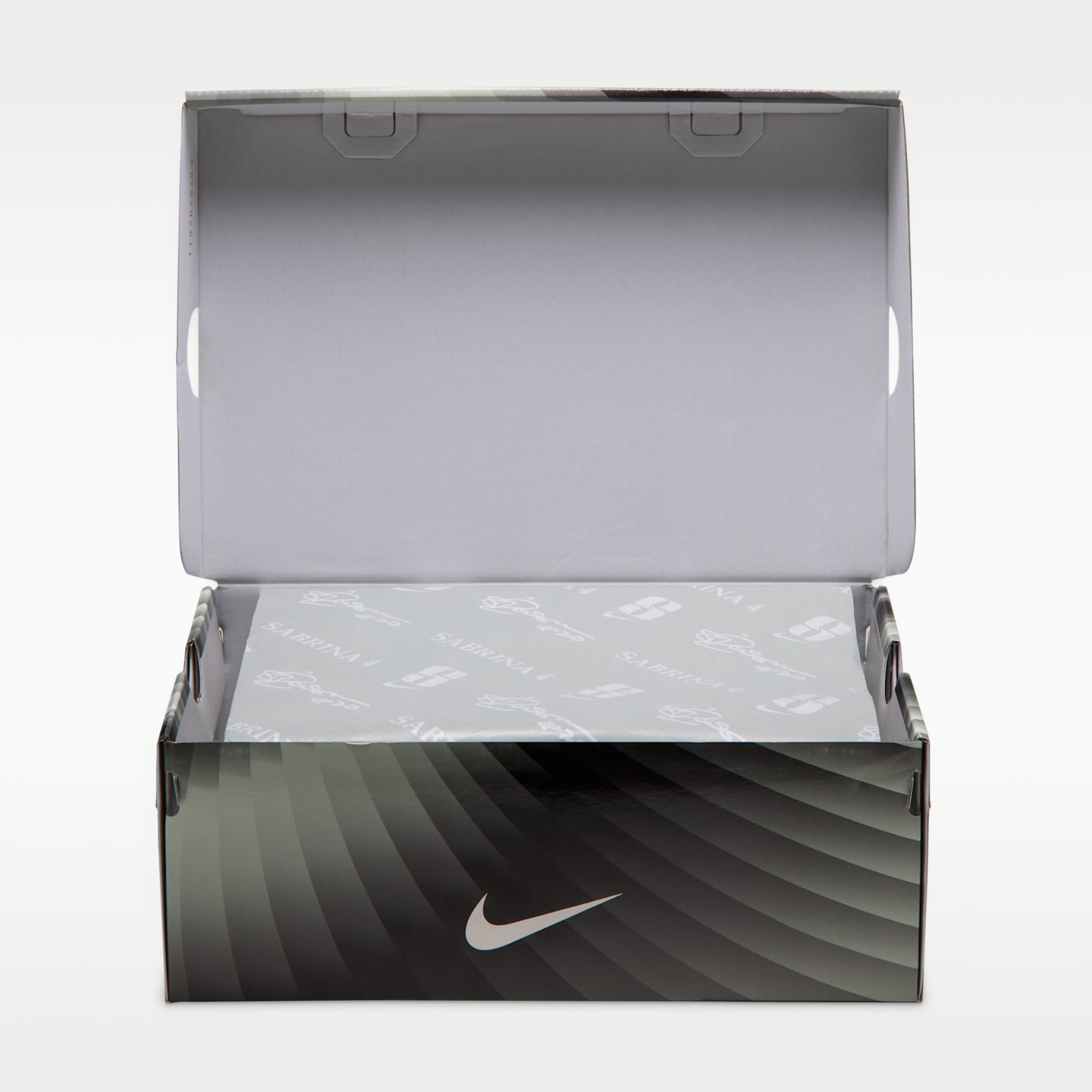 Детские кроссовки Nike Sabrina 4 "Limelight Glow" Little Kids' Basketball, цвет: Чёрный / Синий сияющий — фото 11