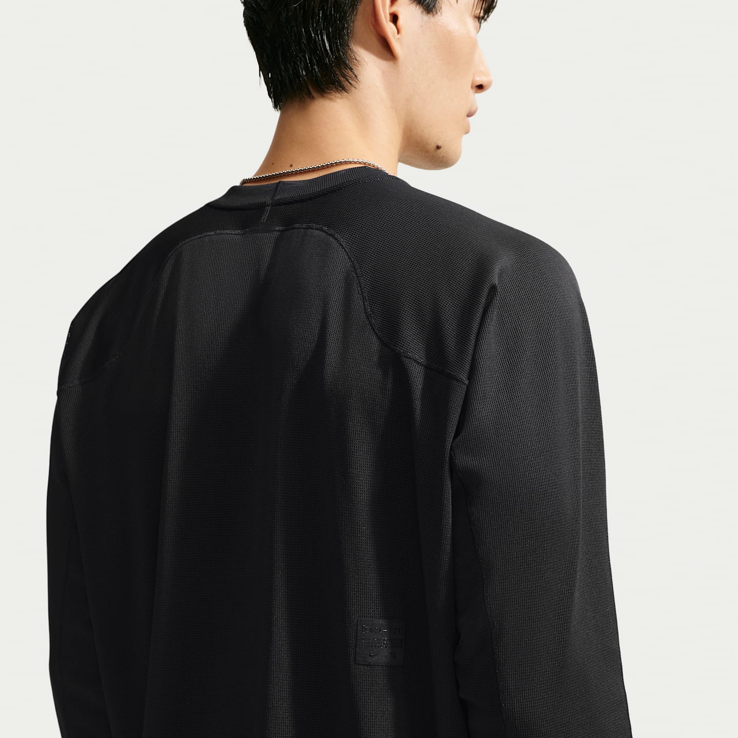 Мужской топ Nike N.A.C. Dri-FIT с длинным рукавом, цвет: Чёрный — фото 2