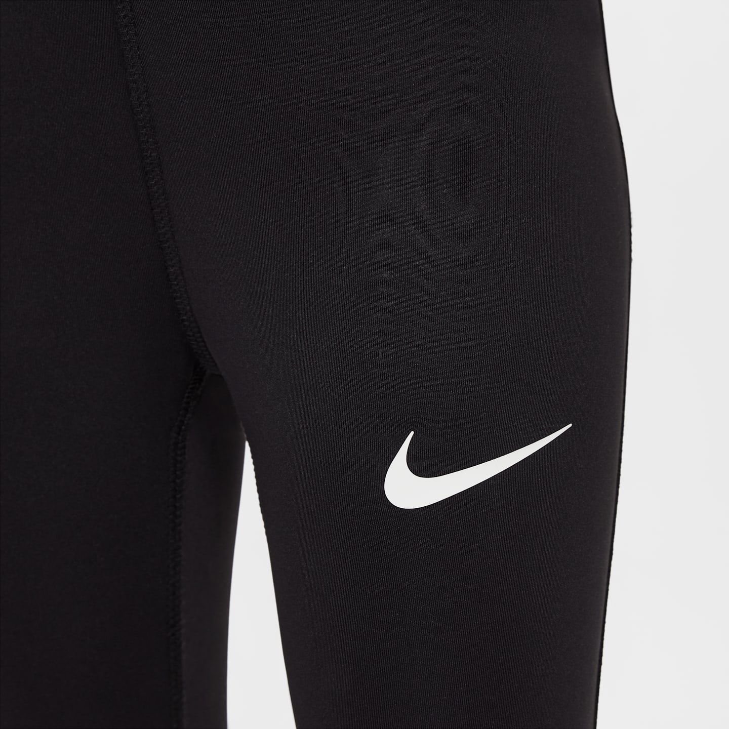 Детские леггинсы Nike Pro Dri-FIT, цвет: Чёрный — фото 4